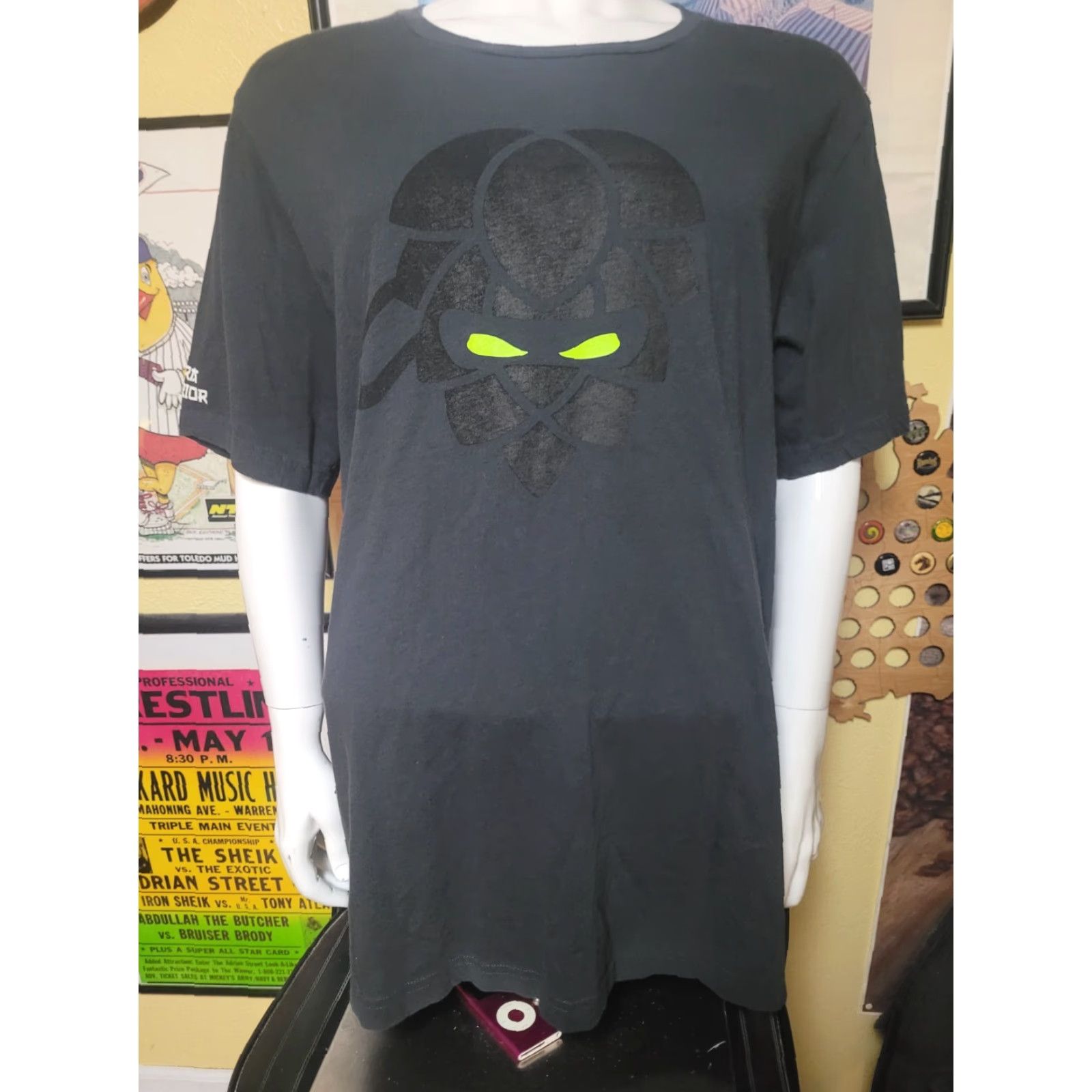 CO Railtown Brewing Co Caledonia MI Citra Warrior Beer T Shirt 2XL Black Short Sleeve Crew Neck Graphic Tee Mens Size US XXL / EU 58 / 5 - 2 Thumbnail