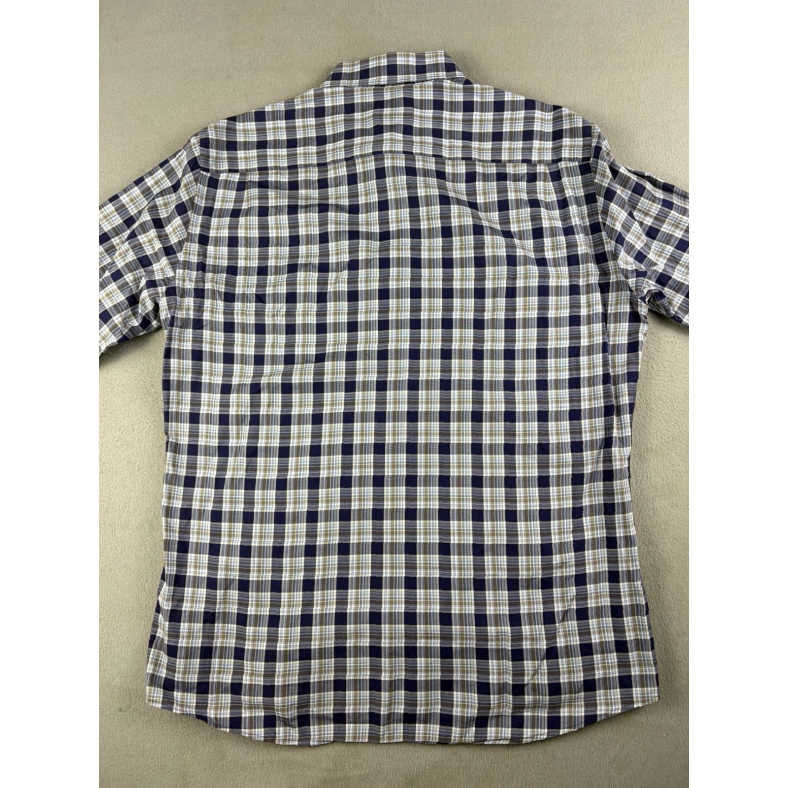 Ermenegildo Zegna Ermenegildo Zegna Shirt Mens XL Blue Plaid Long Sleeve Button Down Casual Size US XL / EU 56 / 4 - 5 Thumbnail