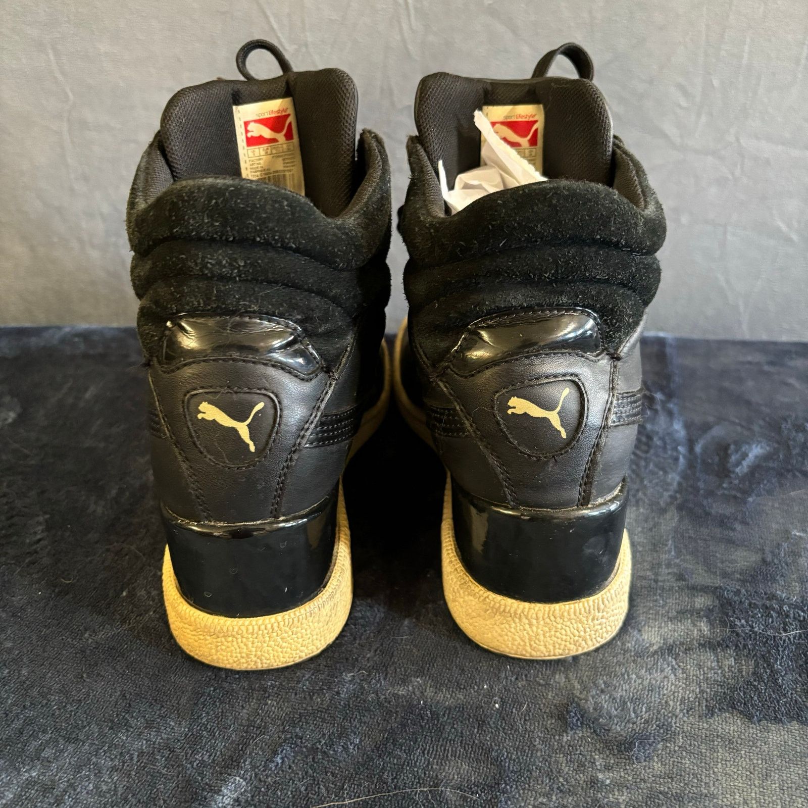 Puma Puma Contact High Top Sneaker Casual Shoes Comfort 80s Style Size US 7.5 / IT 37.5 - 2 Thumbnail