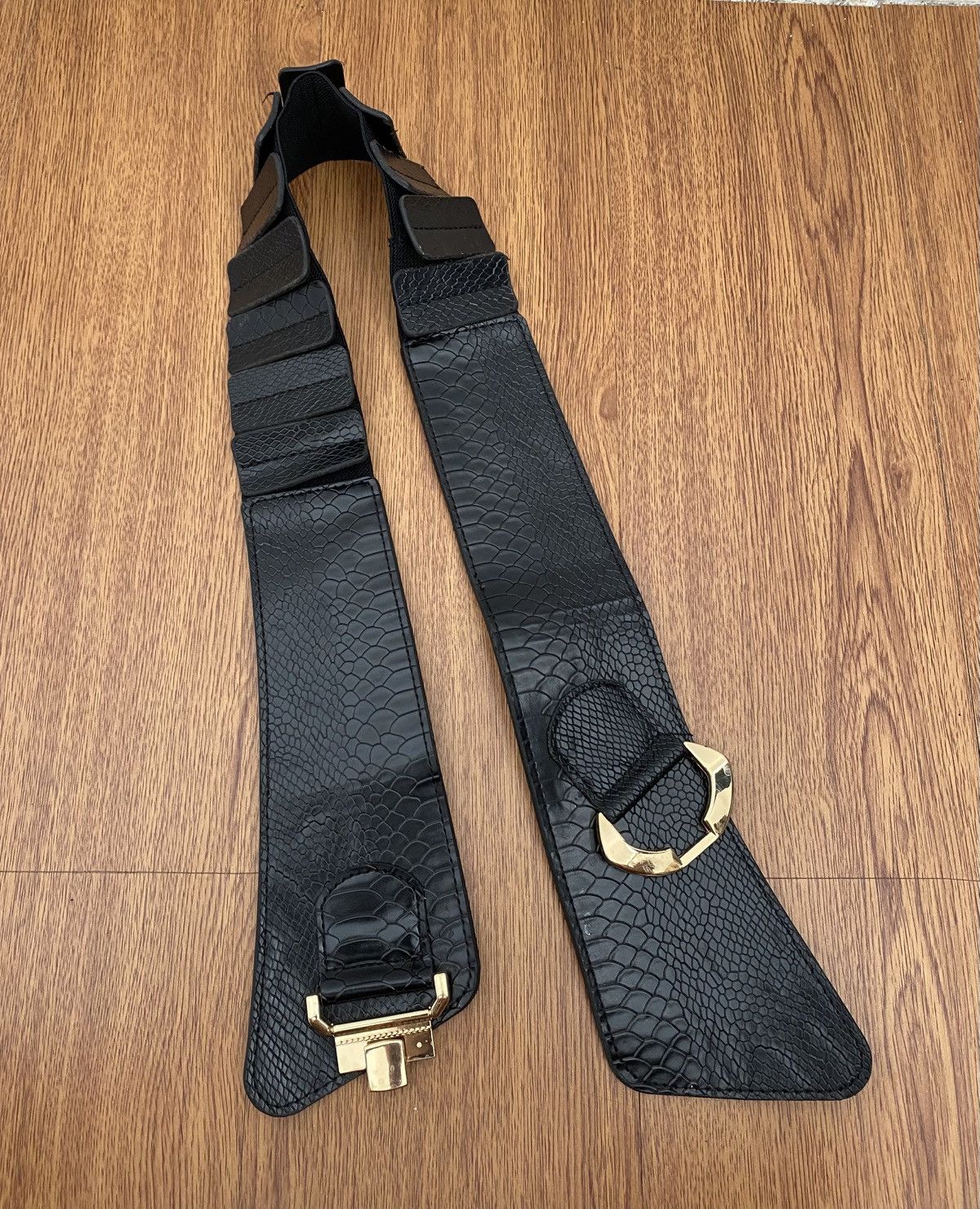 If Six Was Nine Alligator click wide belt Size ONE SIZE - 1 Thumbnail