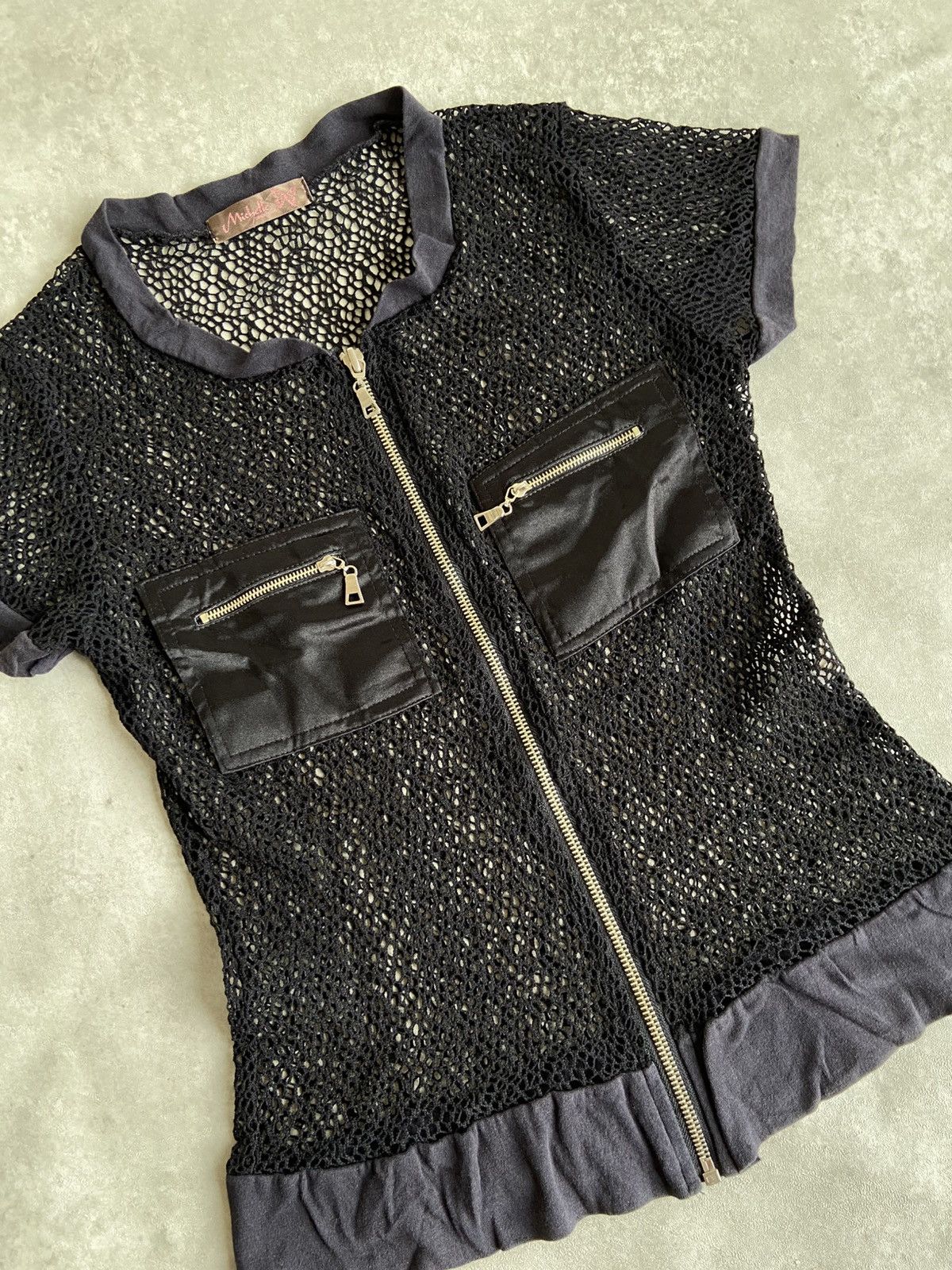 If Six Was Nine × Japanese Brand × Le Grande Bleu (L.G.B.) Michelle Net Shirt Size S / US 4 / IT 40 - 2 Thumbnail