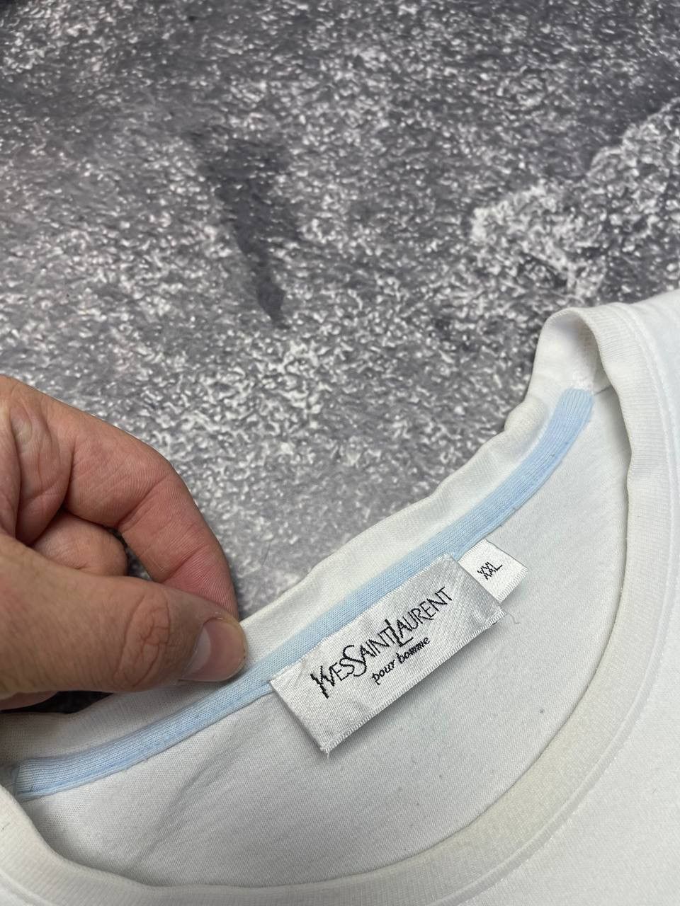 Yves Saint Laurent Yves Saint Laurent Pour Homme Striped Tee Size US XXL / EU 58 / 5 - 4 Thumbnail