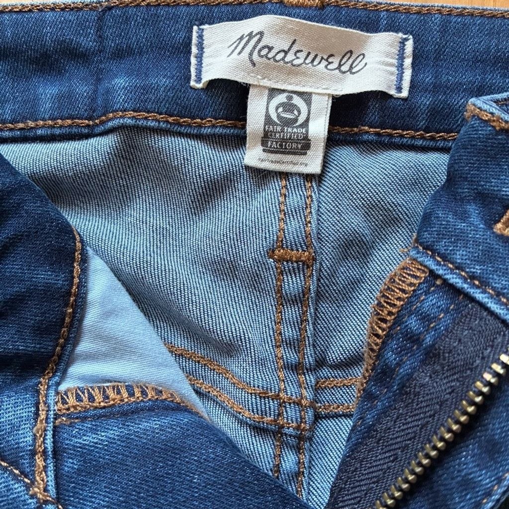 Madewell Madewell Curvy High Waist Skinny Jeans Sz 24 Dark Wash Denim Size 24" / US 00 / IT 34 - 15 Thumbnail