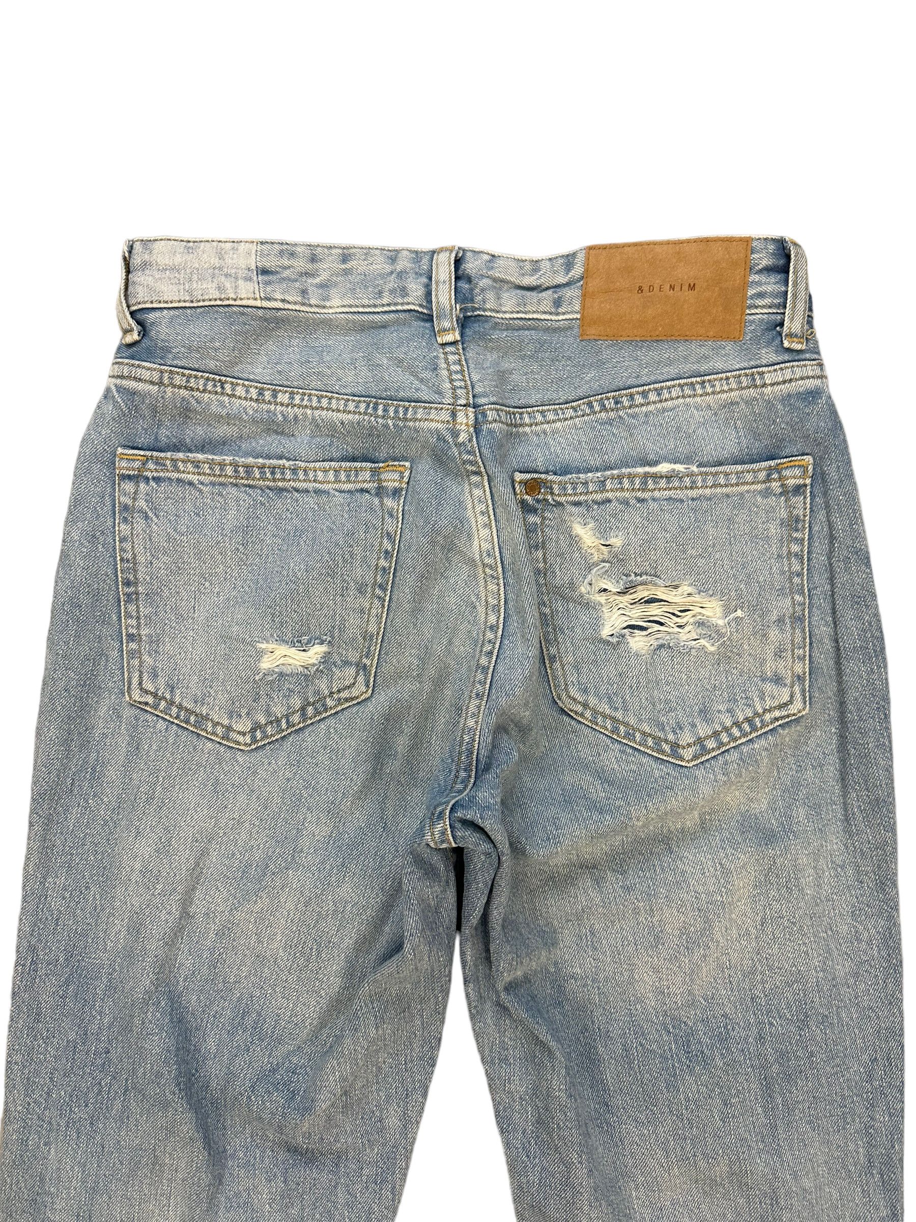 Japanese Brand TRASHED🔥 &DENIM DISTRESSED DENIM PANT SKINNY FIT #7927-190 Size US 27 - 11 Thumbnail