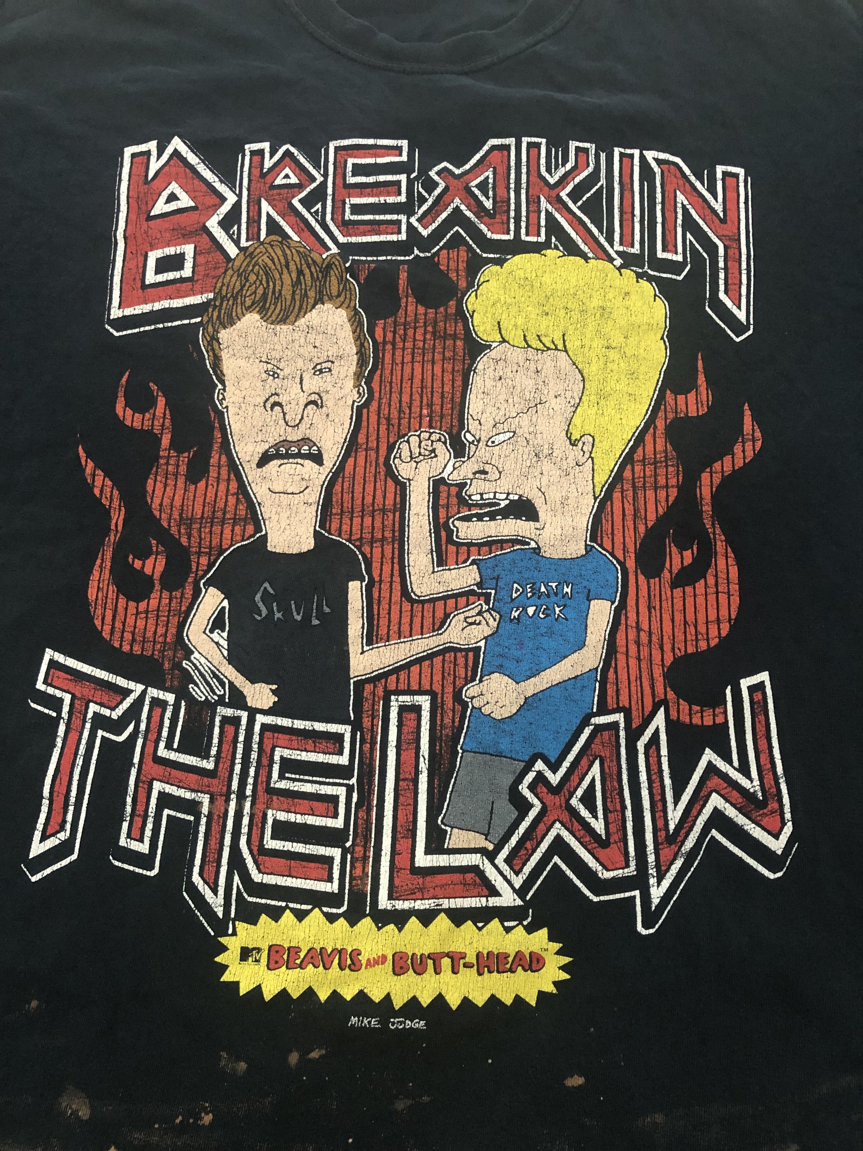 Cartoon Network × Mtv × Vintage Vintage Worn MTV Beavis And Butt-Head T-shirts Size US XL / EU 56 / 4 - 3 Thumbnail
