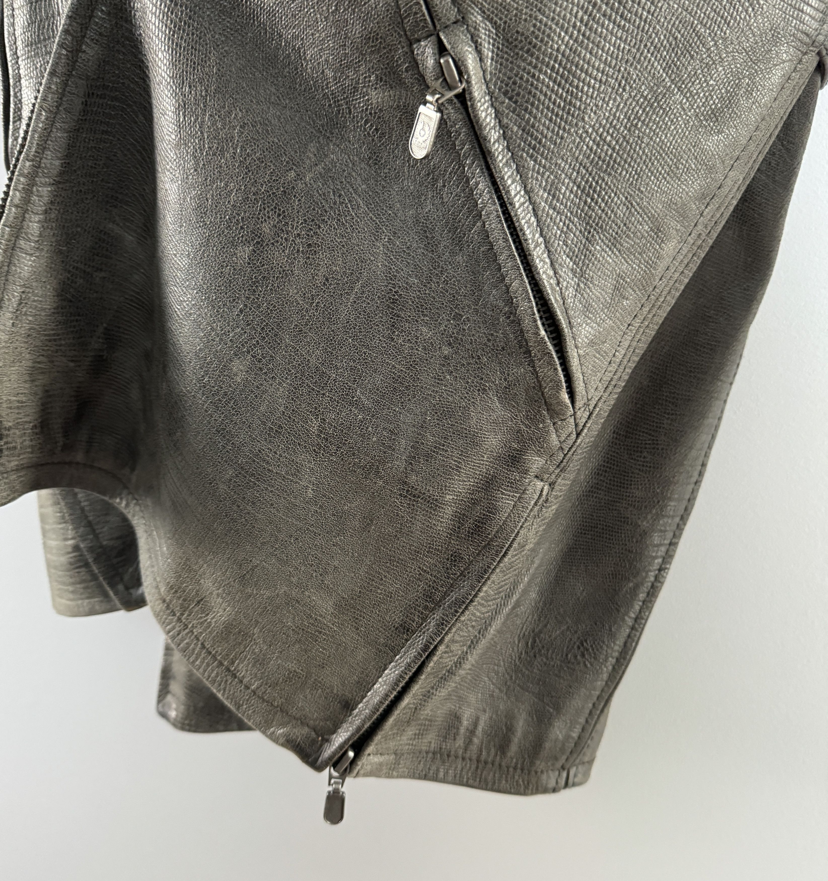 Belstaff Belstaff Leather Jacket Multipocket Gray Motorcycle Size 42 Size M / US 6-8 / IT 42-44 - 12 Thumbnail