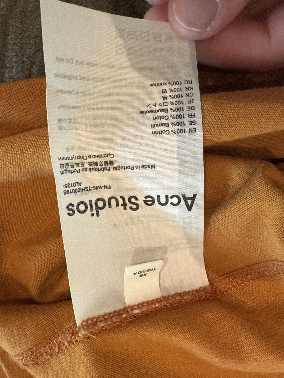 Acne Studios Acne puff print logo t-shirt Size US XS / EU 42 / 0 - 3 Thumbnail
