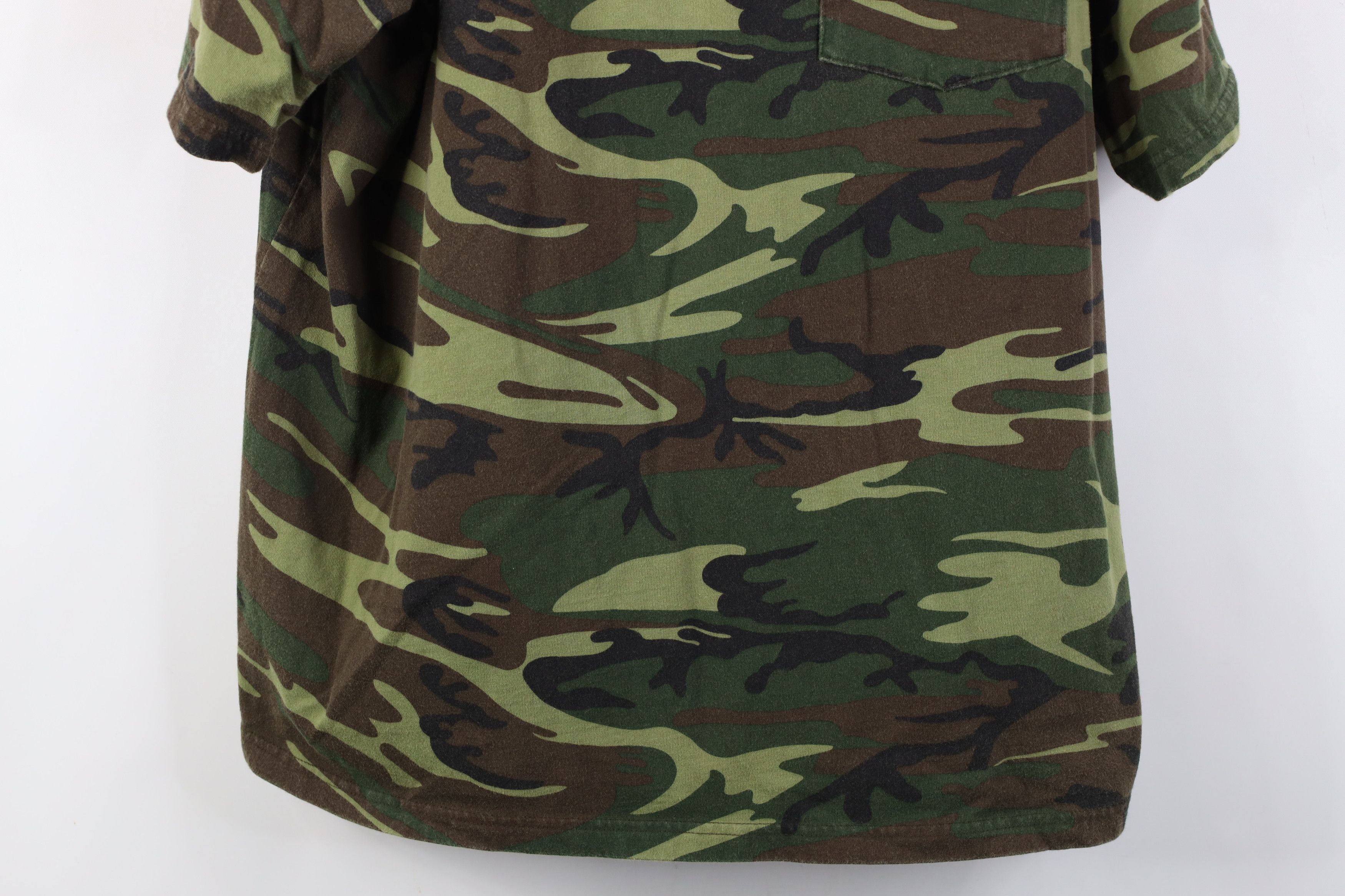 Vintage Vintage Y2K Streetwear Short Sleeve Pocket T-Shirt Cotton Size US XXL / EU 58 / 5 - 3 Thumbnail