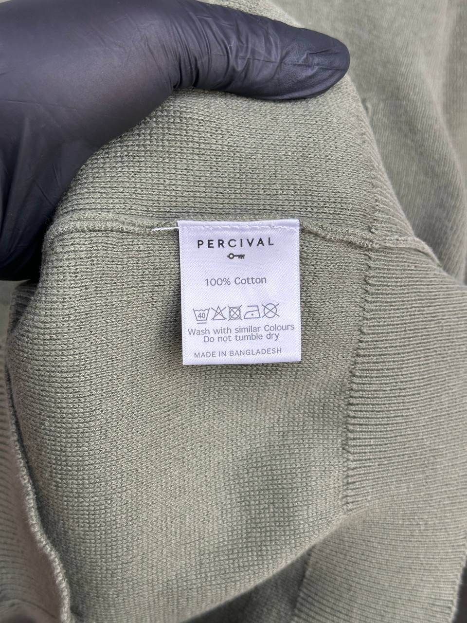 Percival Percival Jumper Crew LS Sweater Cotton w/ Pocket Sweatshirt Size US S / EU 44-46 / 1 - 11 Thumbnail