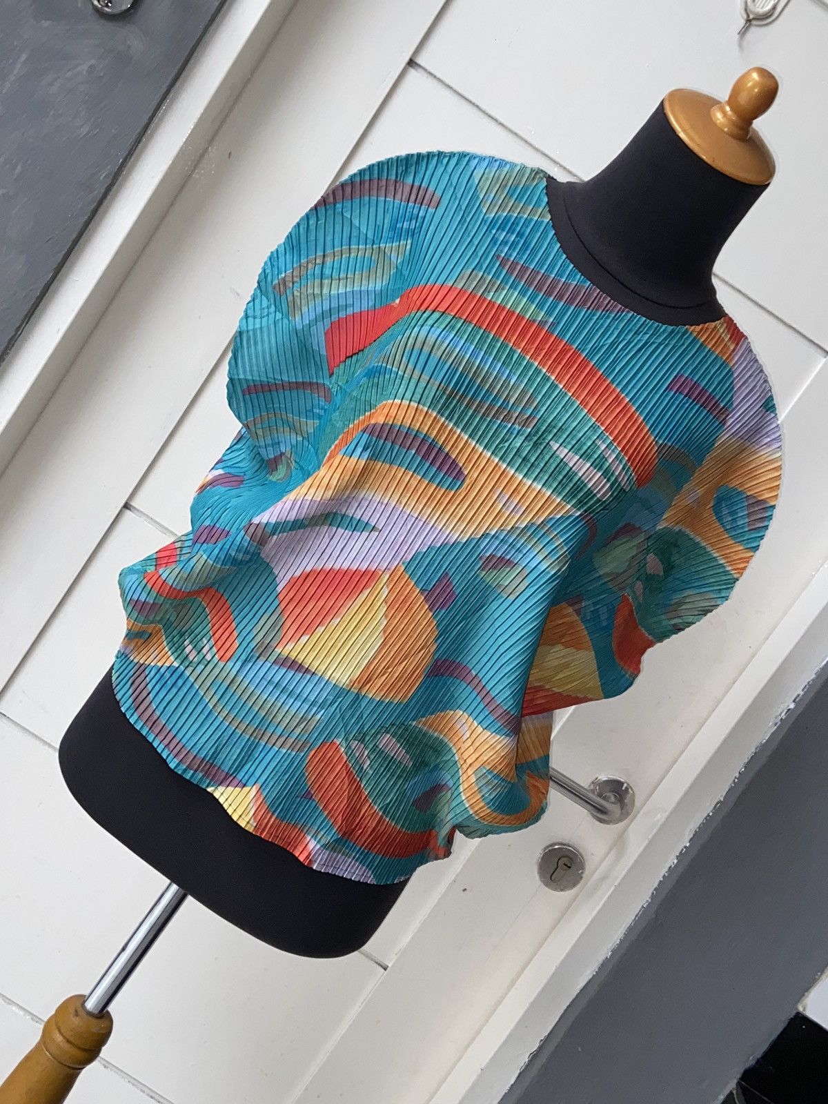 Designer × Issey Miyake × Japanese Brand Japanese Brand Pleats Top Size L / US 10 / IT 46 - 8 Thumbnail