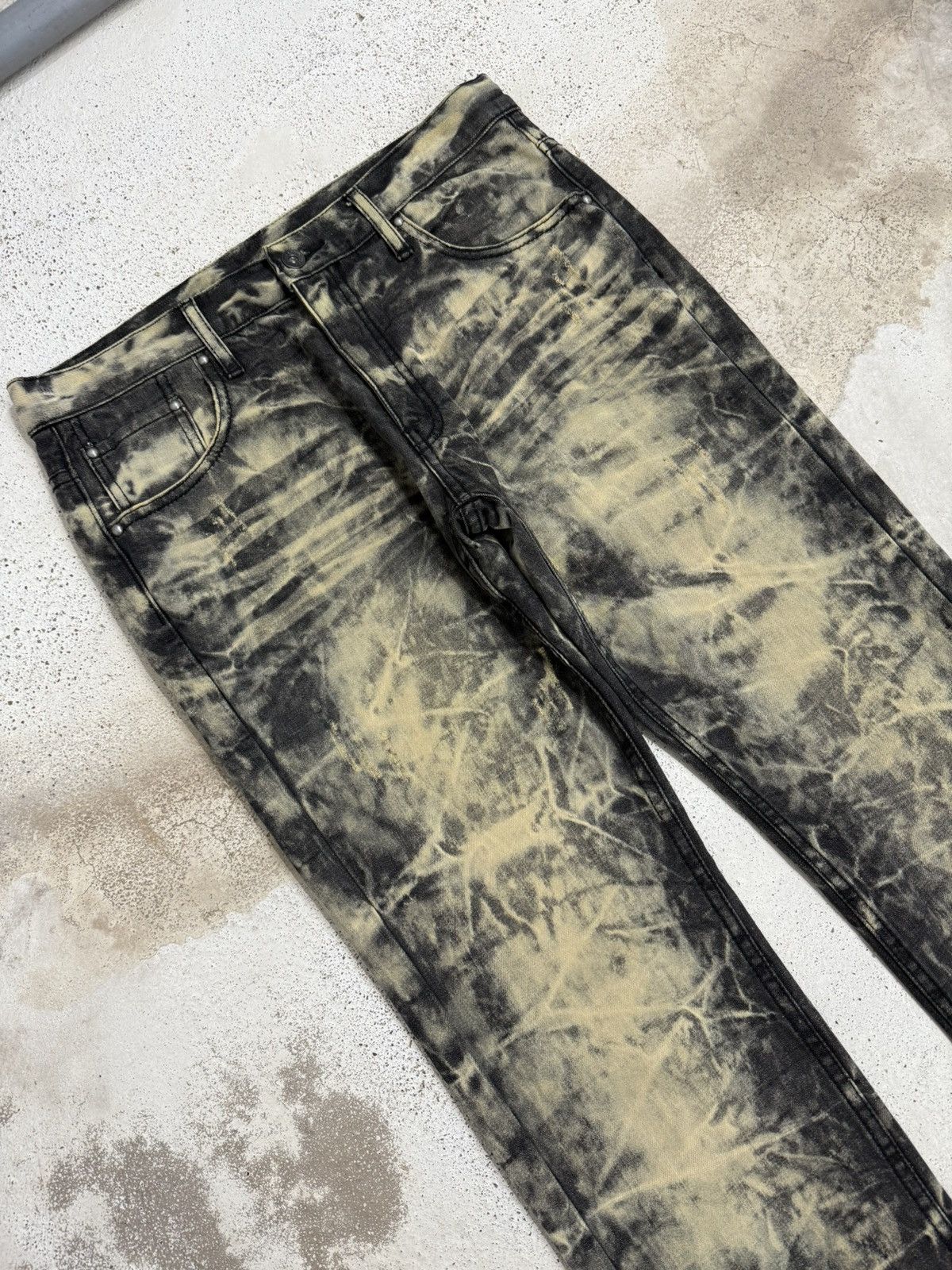 semanticdesign Semantic Design Acid Wash Distressed Denim Pants Size US 31 - 3 Thumbnail