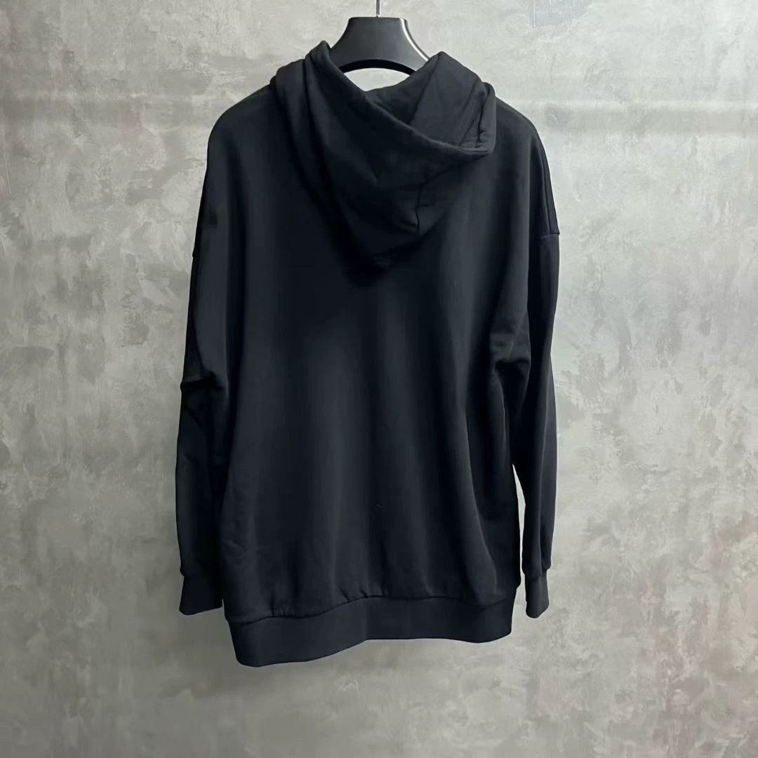 Louis Vuitton black graphic hoodie with zip design Size US M / EU 48-50 / 2 - 2 Thumbnail