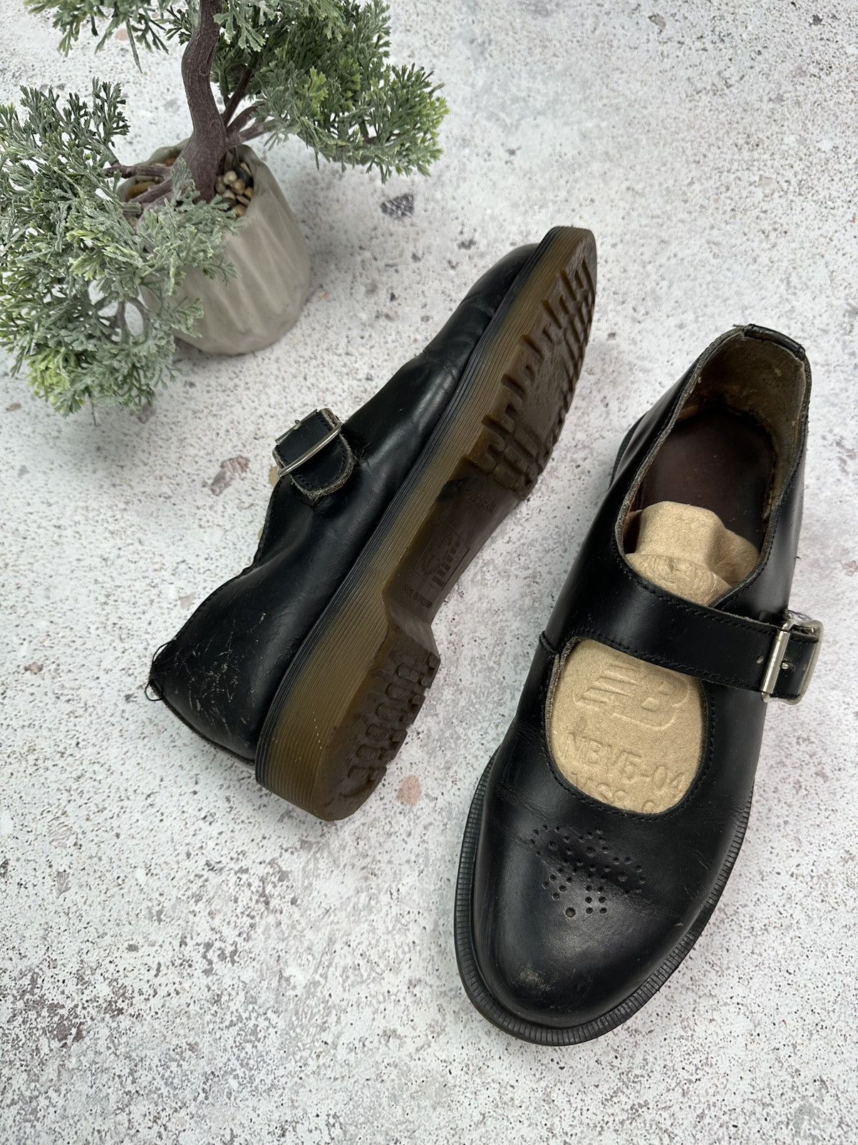 Dr. Martens × Vintage Vintage 90s Dr Martens Goth Chunky Platform Leather Mules 10 Size US 8 / EU 41 - 2 Thumbnail