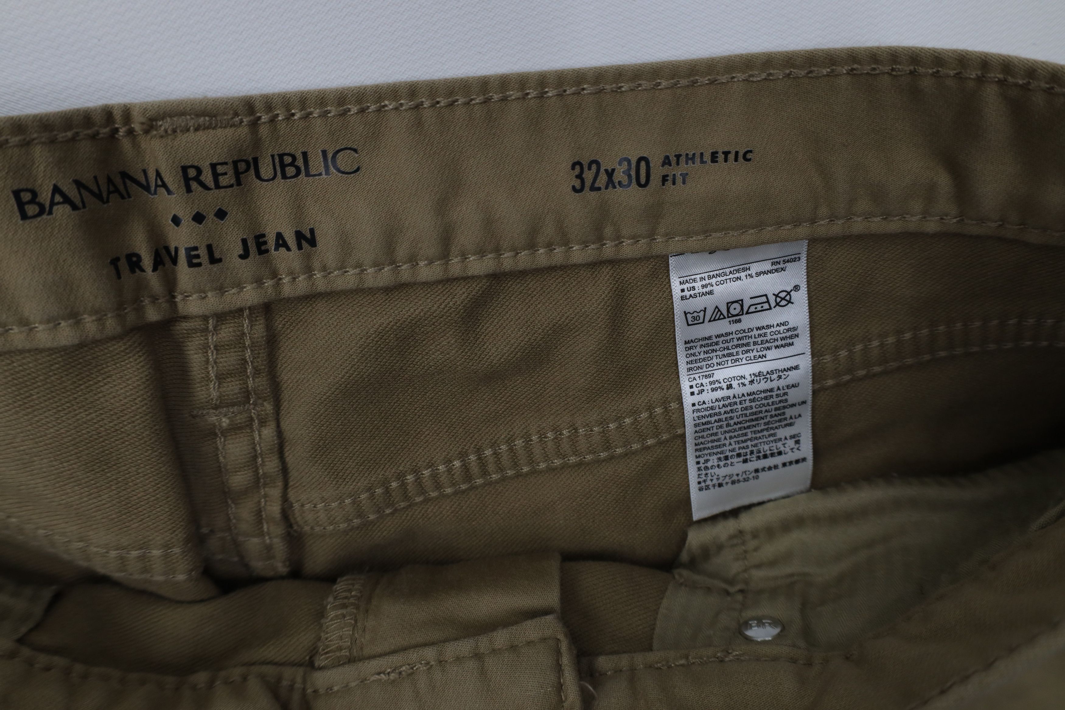 Banana Republic Banana Republic Fit Stretch Travel Jeans Pants Beige Size US 32 / EU 48 - 6 Thumbnail