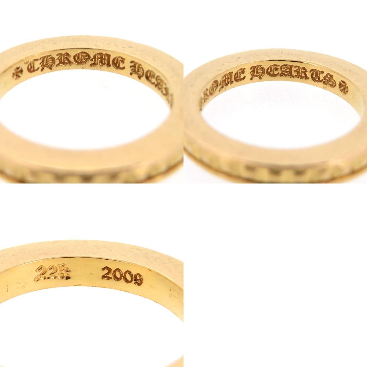 Chrome Hearts Chrome Hearts True Fuckin Punk Link Gold Ring - Size 4.5 Size ONE SIZE - 6 Thumbnail