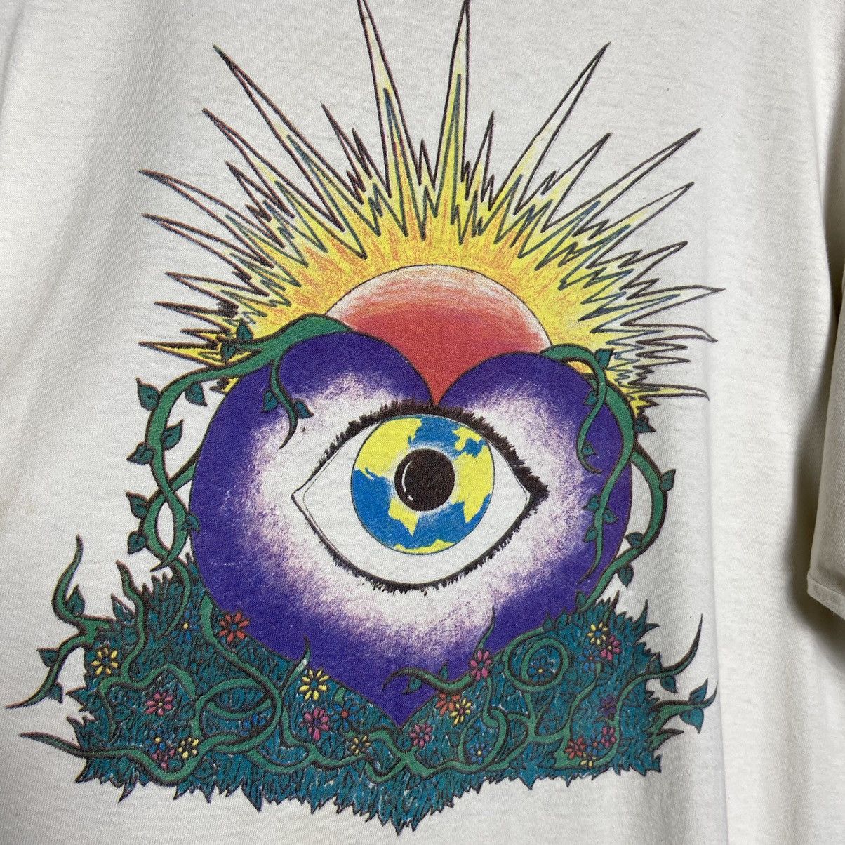 Vintage Vintage 90s Vetements Conscients Artwork Graphic T-Shirt Size US XL / EU 56 / 4 - 4 Thumbnail