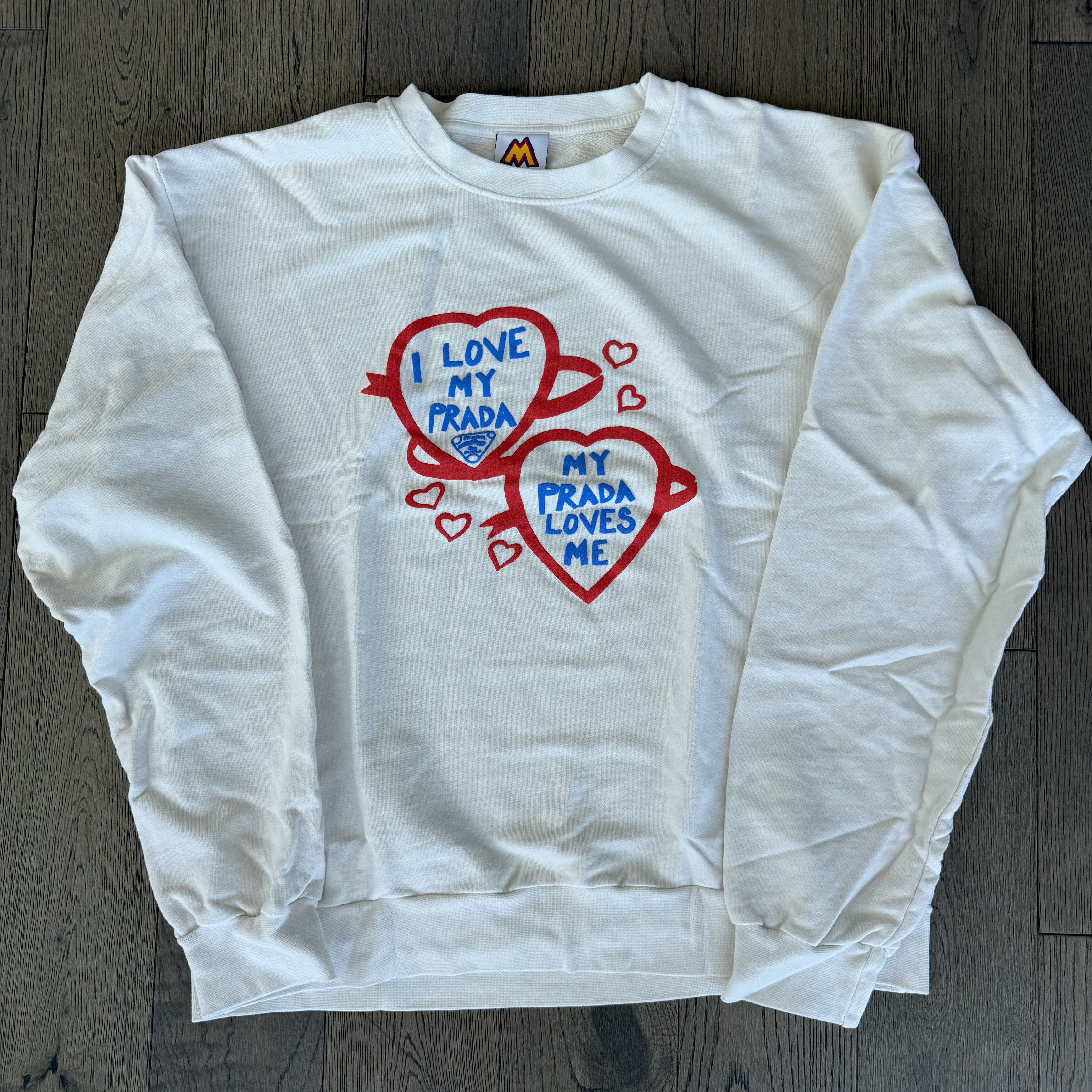 Mega Yacht I Love My Prada Crewneck Sweatshirt Size US M / EU 48-50 / 2 - 1 Thumbnail
