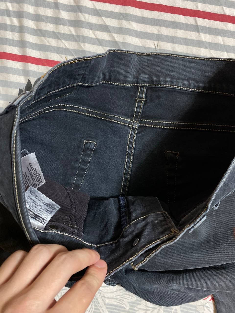 Levi's × Vintage Vintage Levis 506 Black Jeans Levi's Faded Denim Size US 32 / EU 48 - 20 Thumbnail