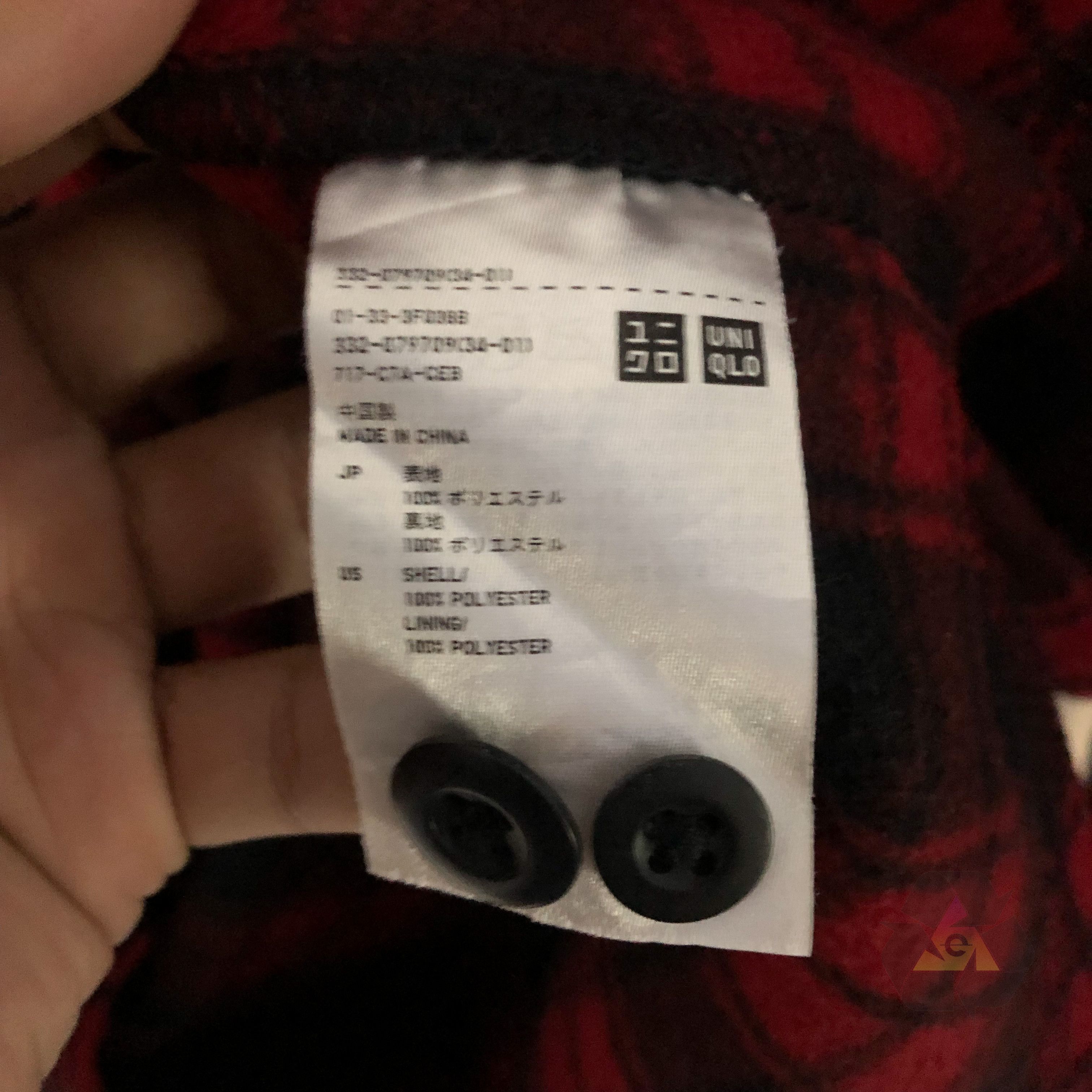Uniqlo × Vintage Uniqlo Flannel Plaid Long Sleeve Y2K Size US L / EU 52-54 / 3 - 8 Thumbnail