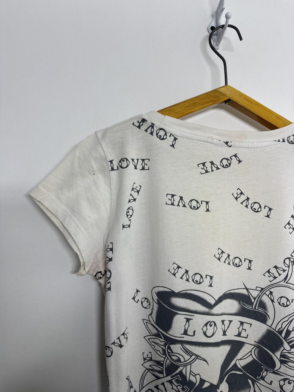 Ed Hardy Ed Hardy By Christian Audigier T-Shirt Y2K All Over Printed Size L / US 10 / IT 46 - 10 Thumbnail