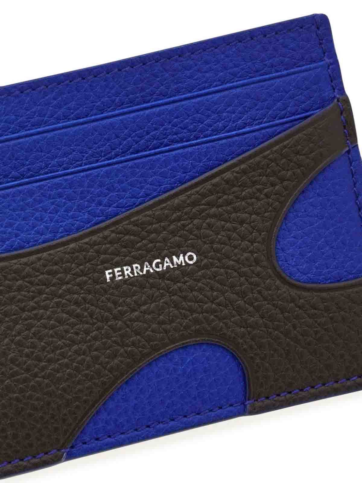 Salvatore Ferragamo o1s1rm0924 Size: OS / Wallet in Blue/Black Size ONE SIZE - 5 Thumbnail