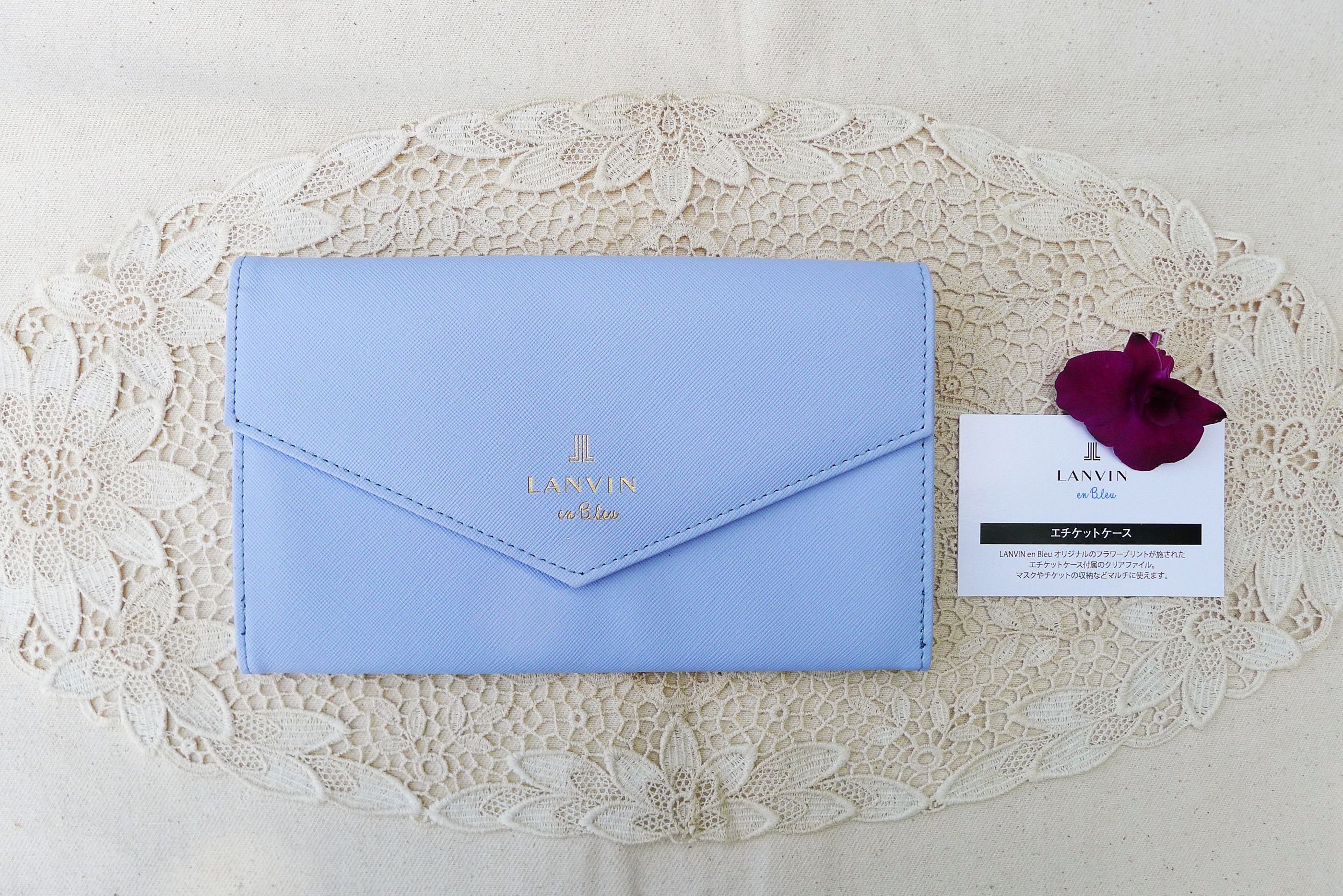 Lanvin Vintage Deadstock LANVIN en Bleu Envelope clutch, PU leather Size ONE SIZE - 1 Thumbnail