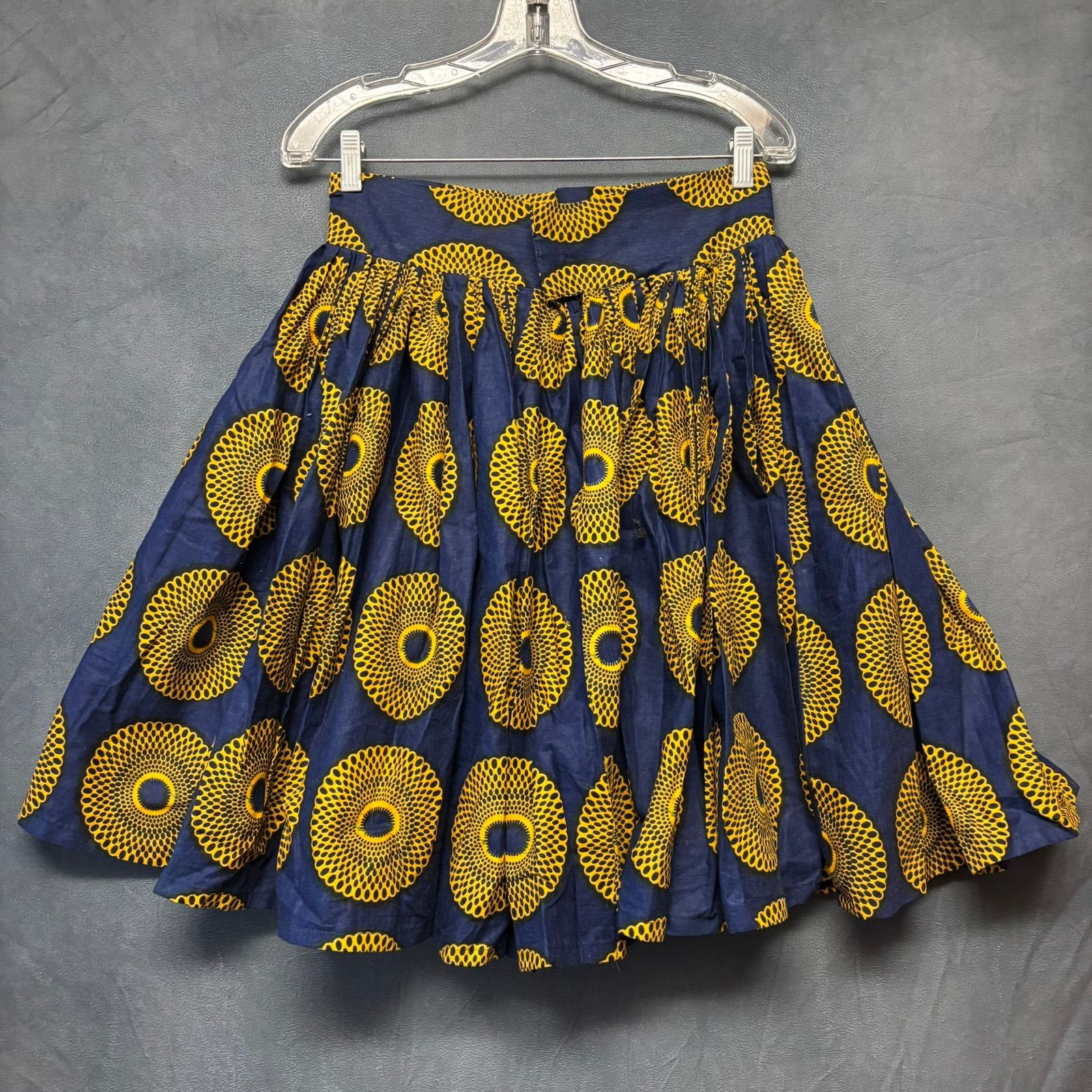 Other Abstract Kiputo Skirt African Print Peacock Feather Line Art Size 28" / US 6 / IT 42 - 5 Thumbnail