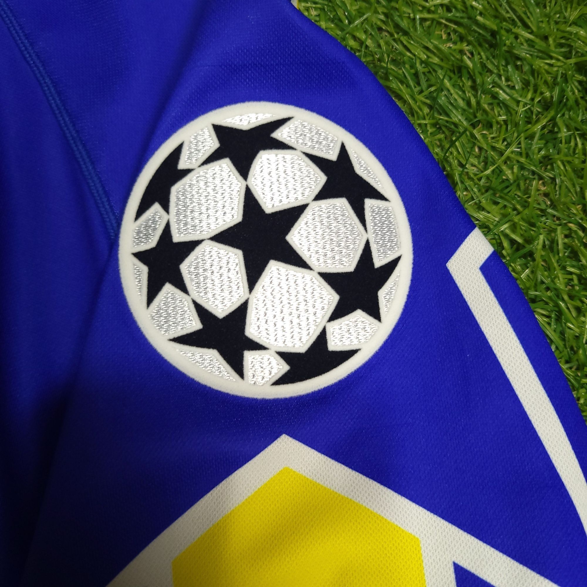 Zidane Juventus 1997 1998 UEFA Kappa Away Blue Jersey L