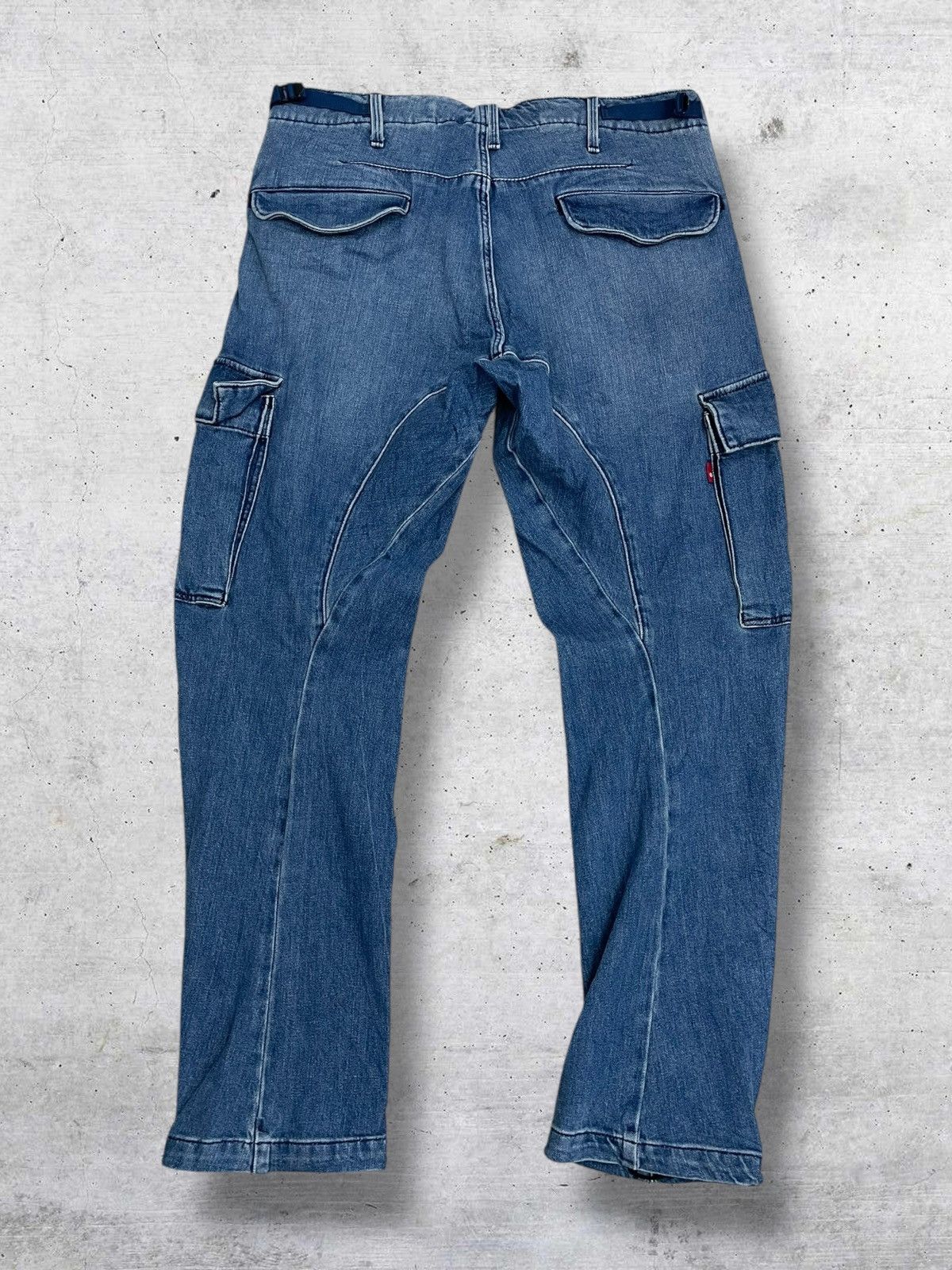 Levi's Vintage Clothing VINTAGE ENGINEERED LEVIS USA DESIGNER TWISTED CARGO DENIM Size US 31 - 8 Thumbnail