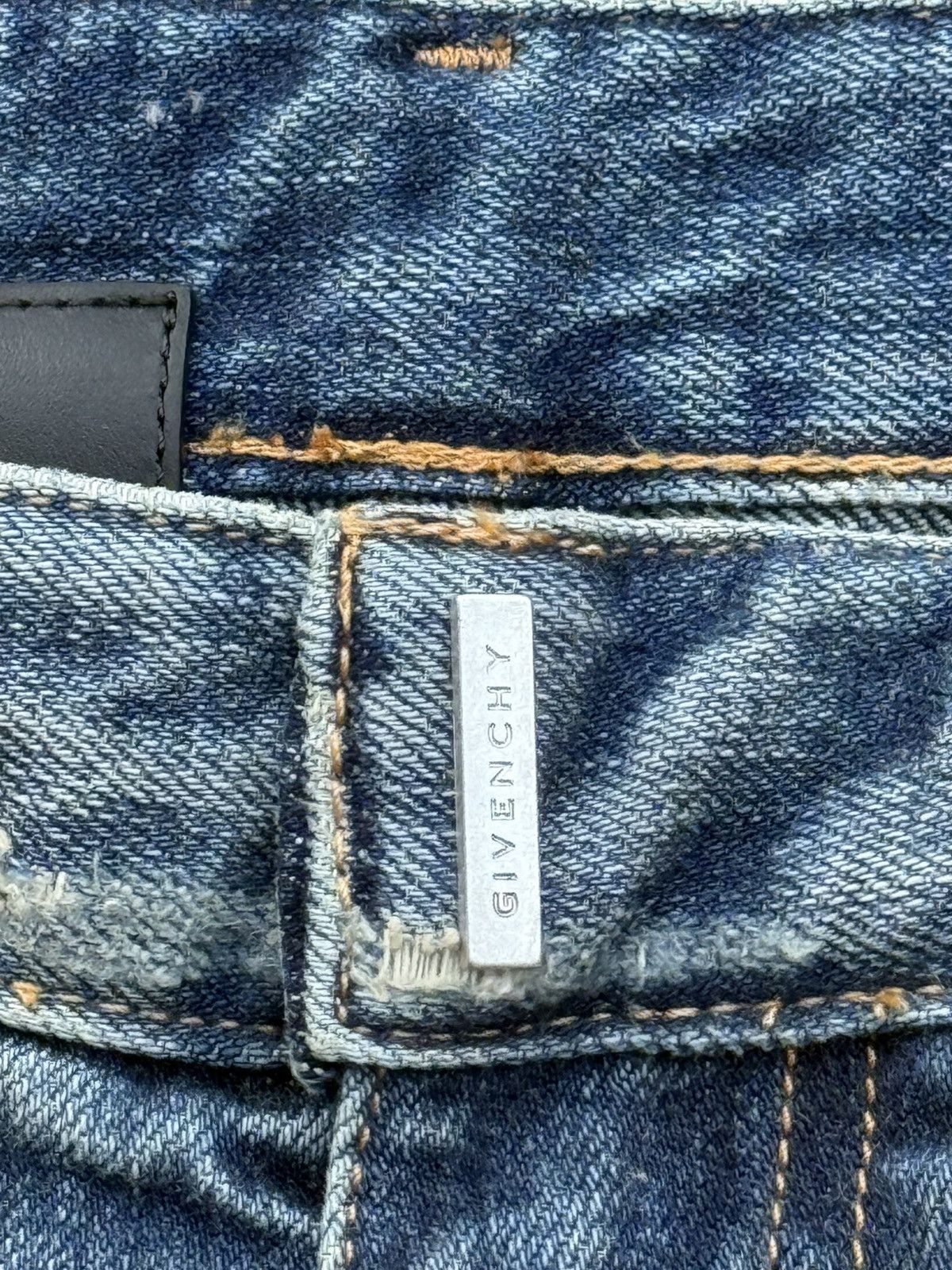 Givenchy Givenchy Boro Distressed Moleskin Denim Size US 30 / EU 46 - 10 Thumbnail