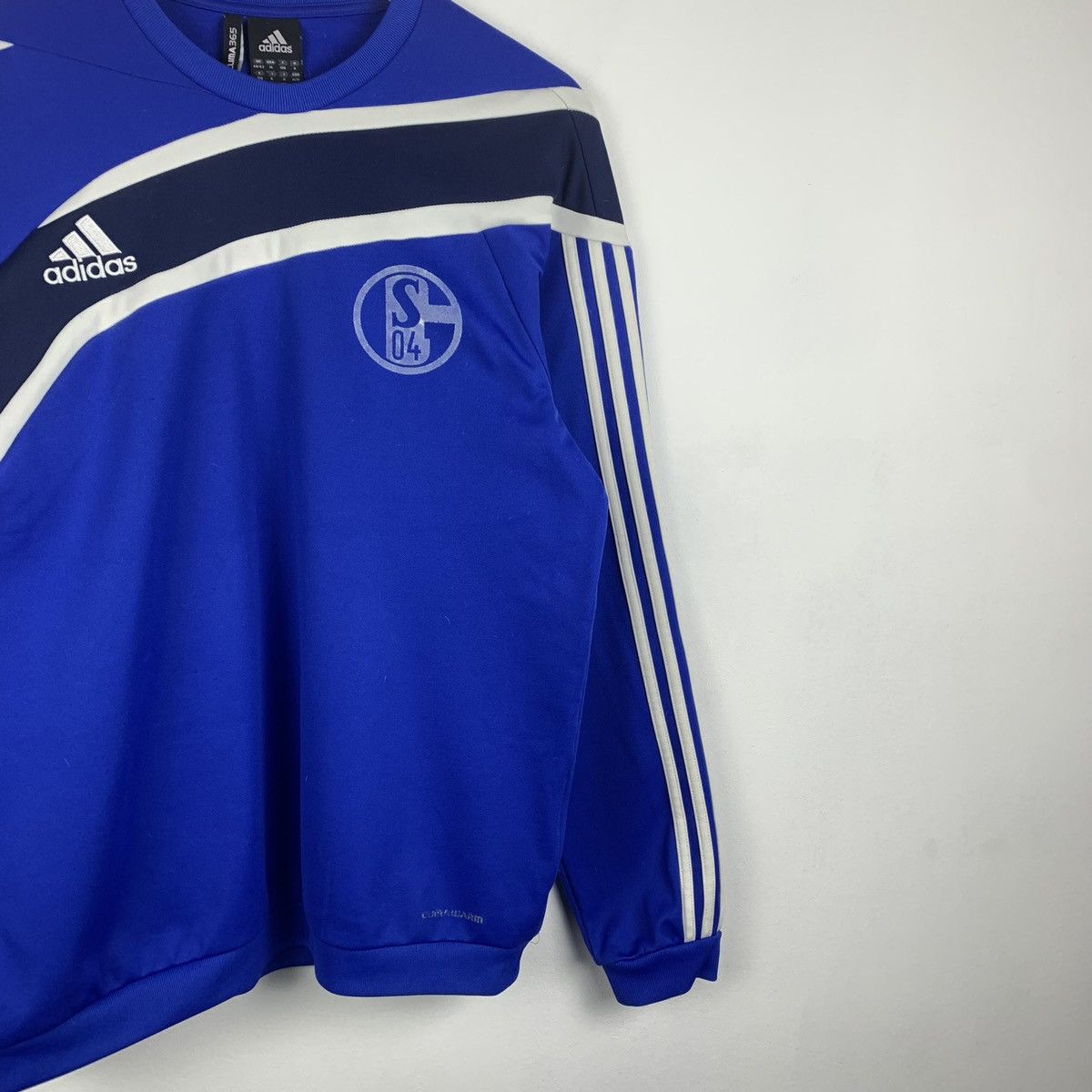 Adidas Men’s Adidas Climalite Shalke 04 Soccer Football Sweatshirt Size US M / EU 48-50 / 2 - 5 Thumbnail