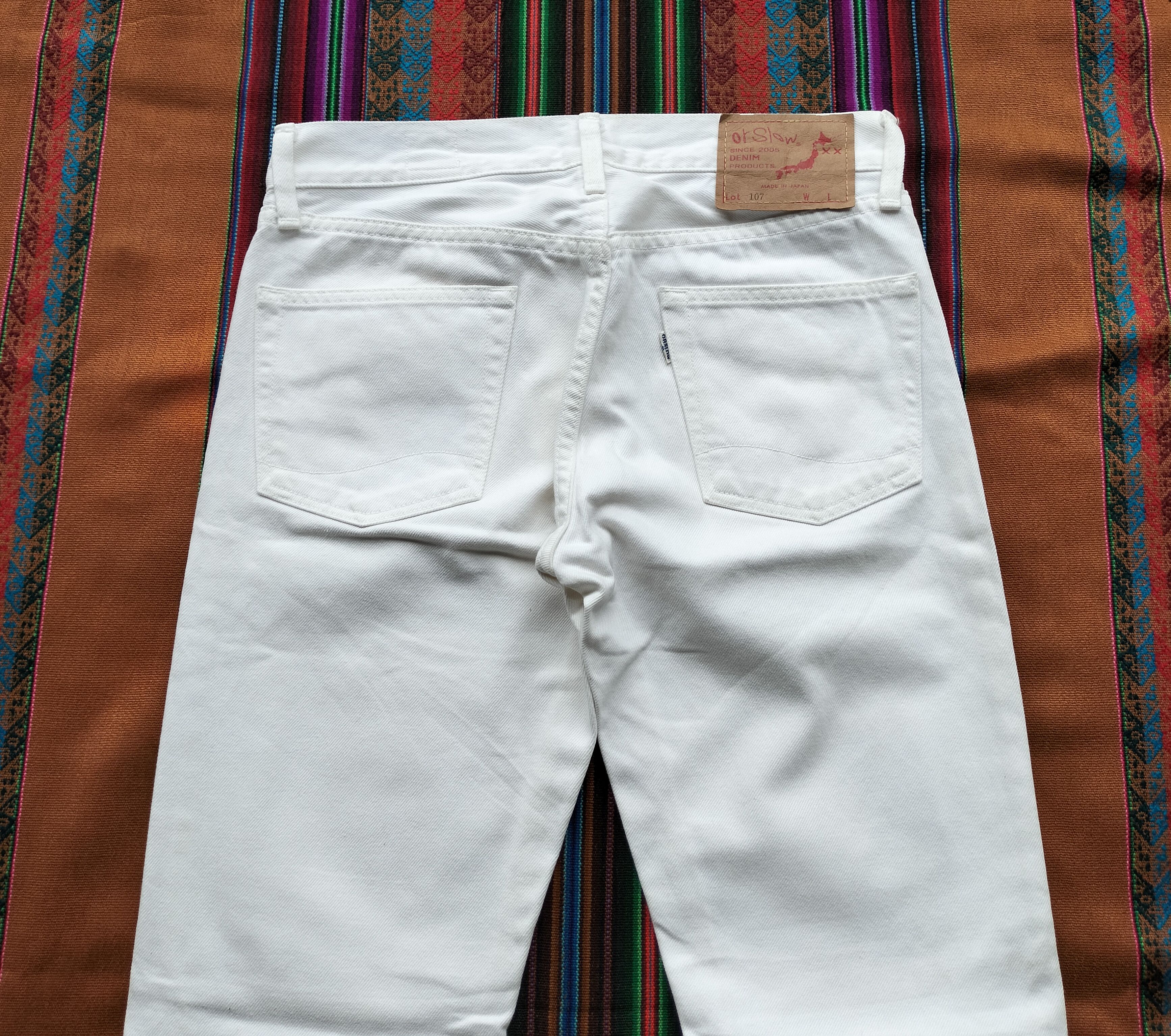 Orslow Orslow 107 white slim fit jeans Size US 29 - 10 Thumbnail