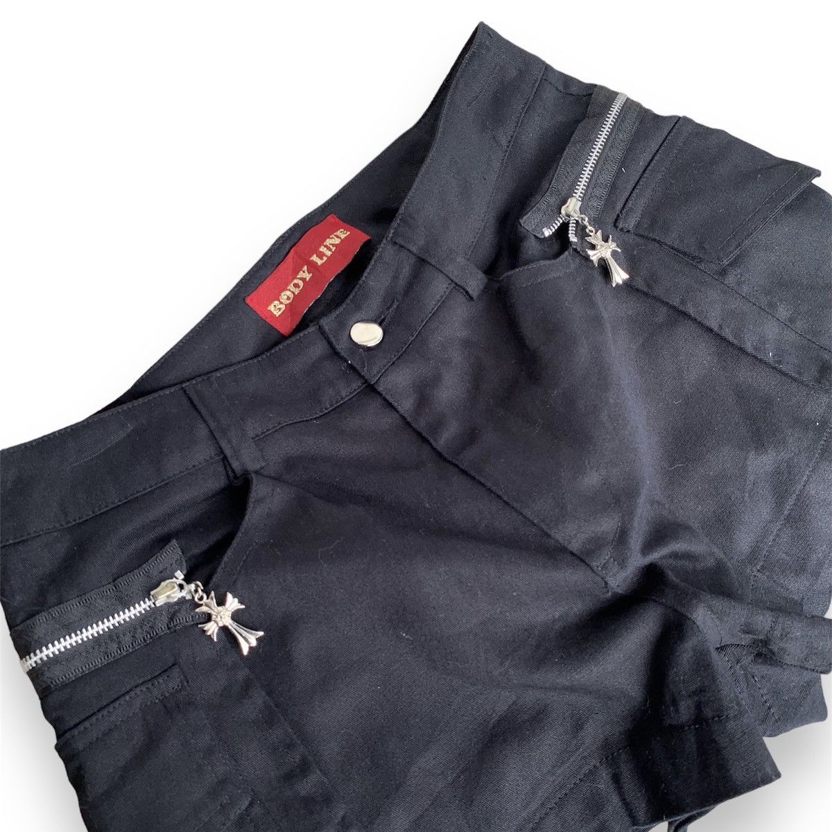 If Six Was Nine Body line punk bondage pants Size 30" / US 8 / IT 44 - 4 Thumbnail