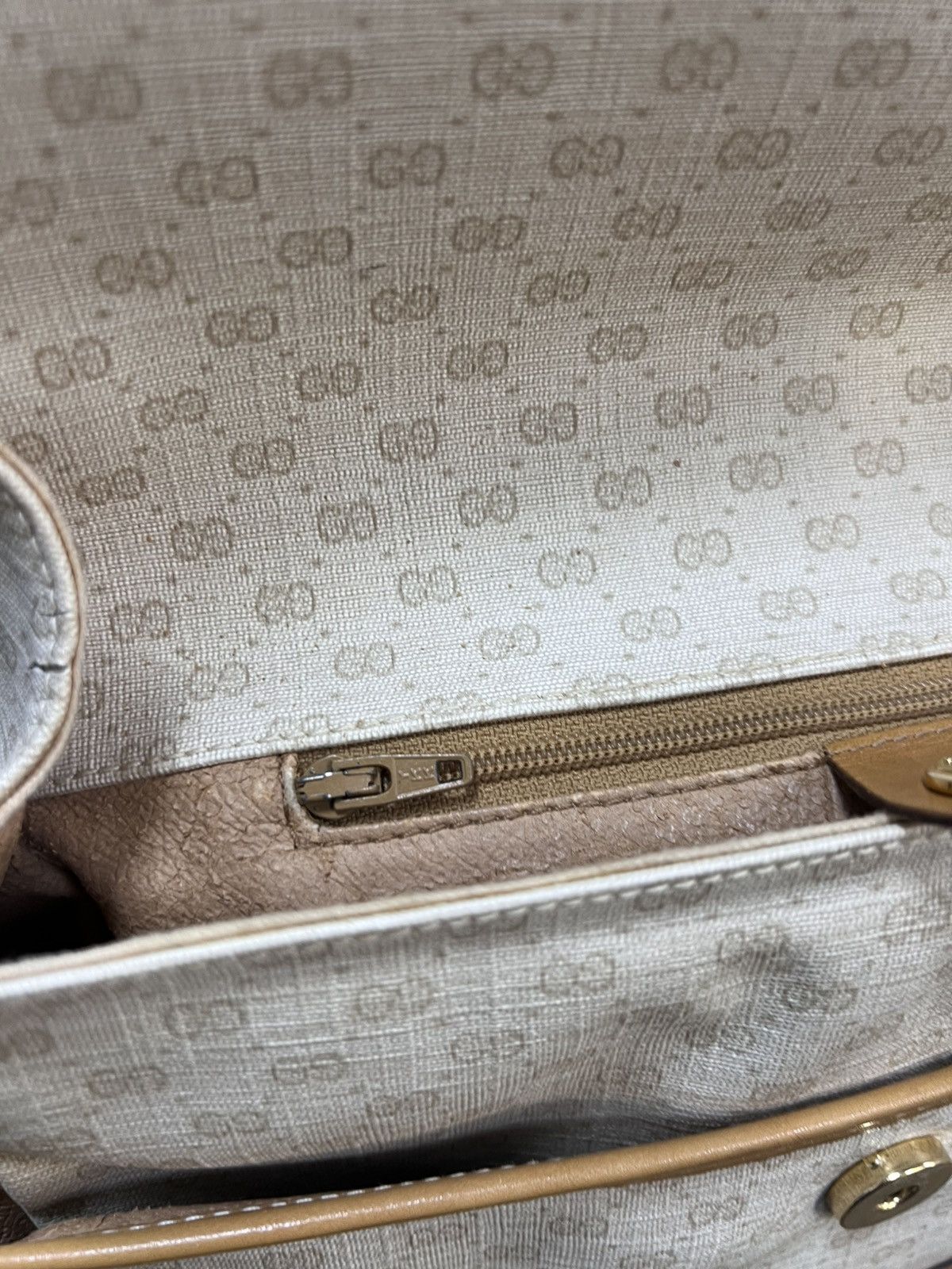 Gucci Gucci shoulder bag beige canvas Size ONE SIZE - 10 Thumbnail