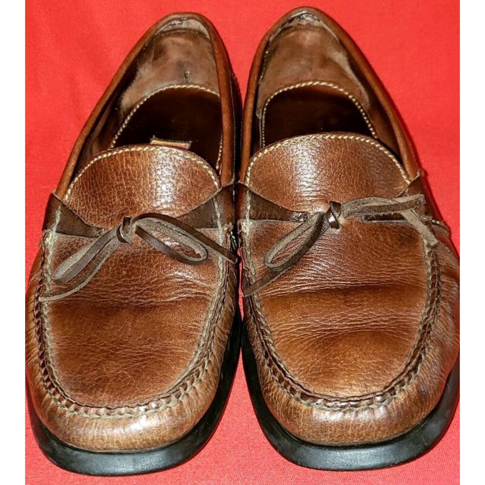 Cole Haan Cole Haan Brown Loafer Men's 9.5M Two-Toned Leather Separated Heel from Sole Size US 10 / EU 43 - 3 Thumbnail