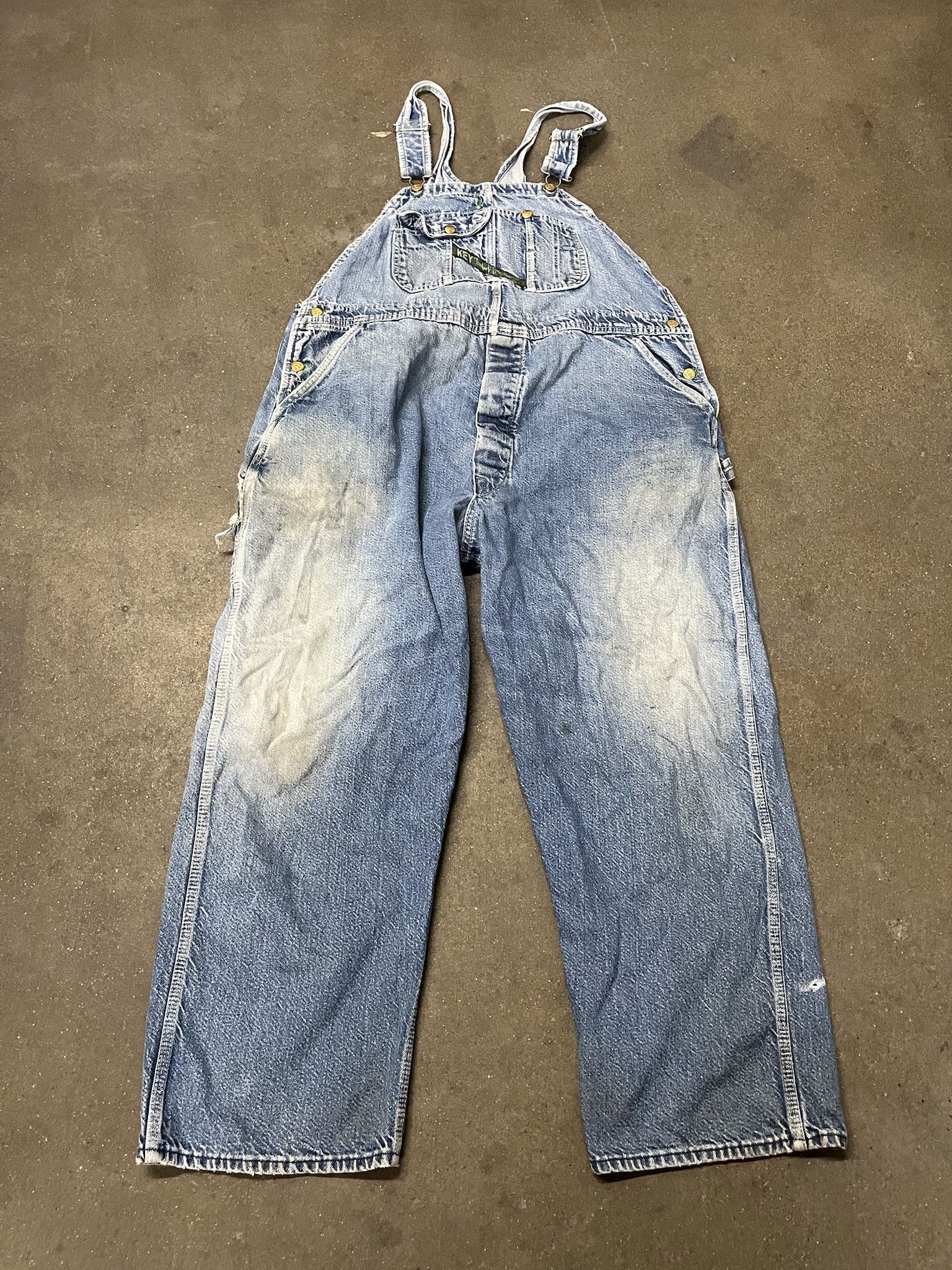 Carhartt × Vintage Vintage 1990s Key Imperial Denim Overalls Size XL Size US XL / EU 56 / 4 - 1 Thumbnail