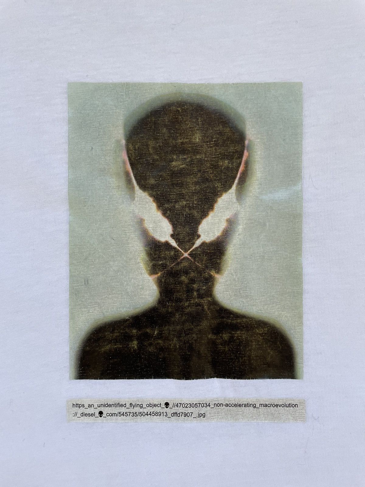 Diesel Diesel T Shirt Alien Center Printed Logo White T Diegos B81 Size US M / EU 48-50 / 2 - 3 Thumbnail
