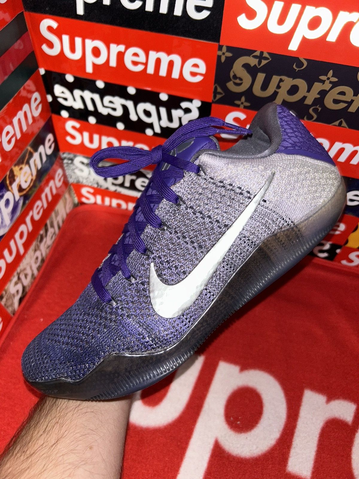 Nike NEW Nike Kobe 11 XI Elite Low nikeID 843385-991 size 8 NEW Size US 8 / EU 41 - 6 Thumbnail