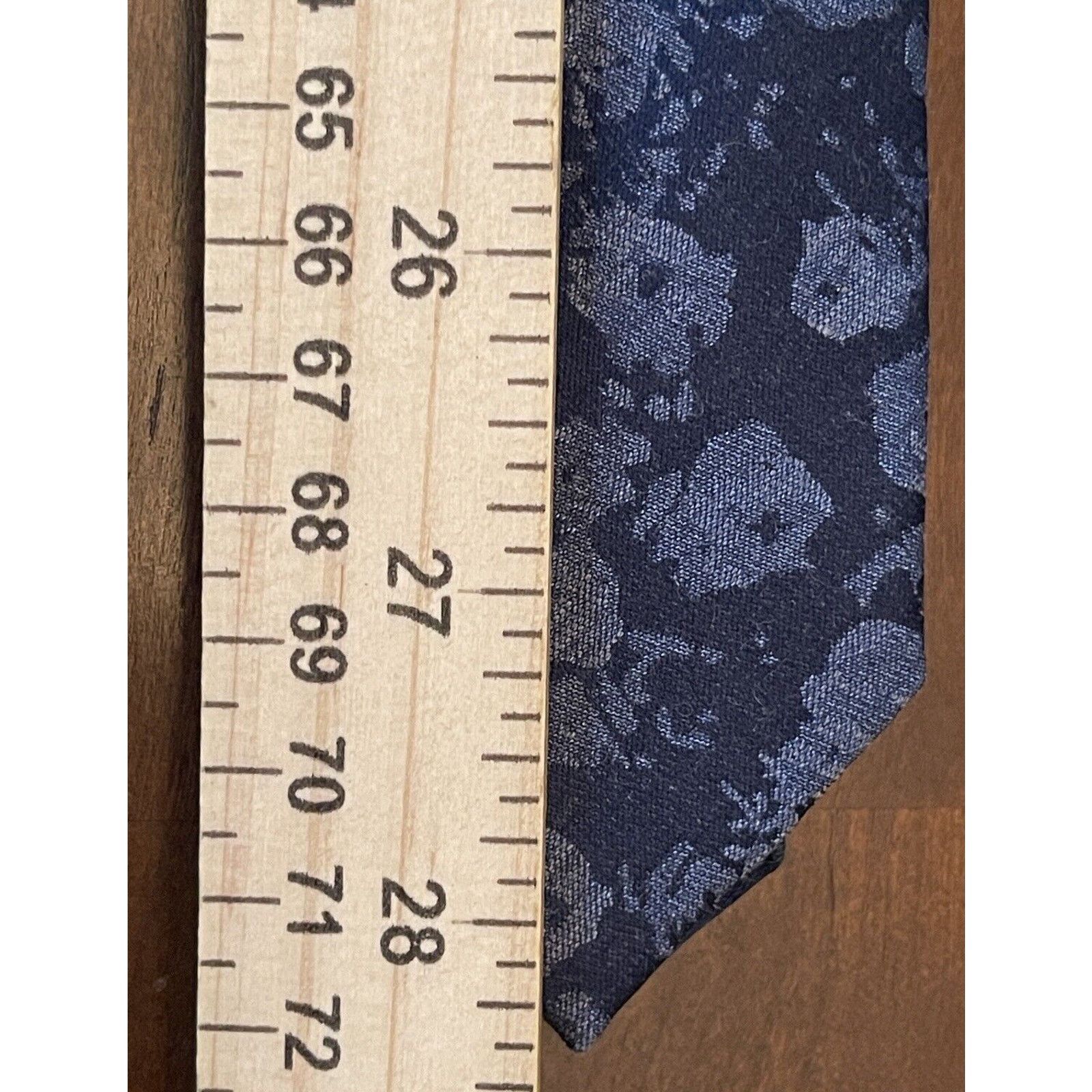 Other Tristan Blue 40% Silk 60% Wool Men’s Neck Tie Made In China Size ONE SIZE - 5 Thumbnail