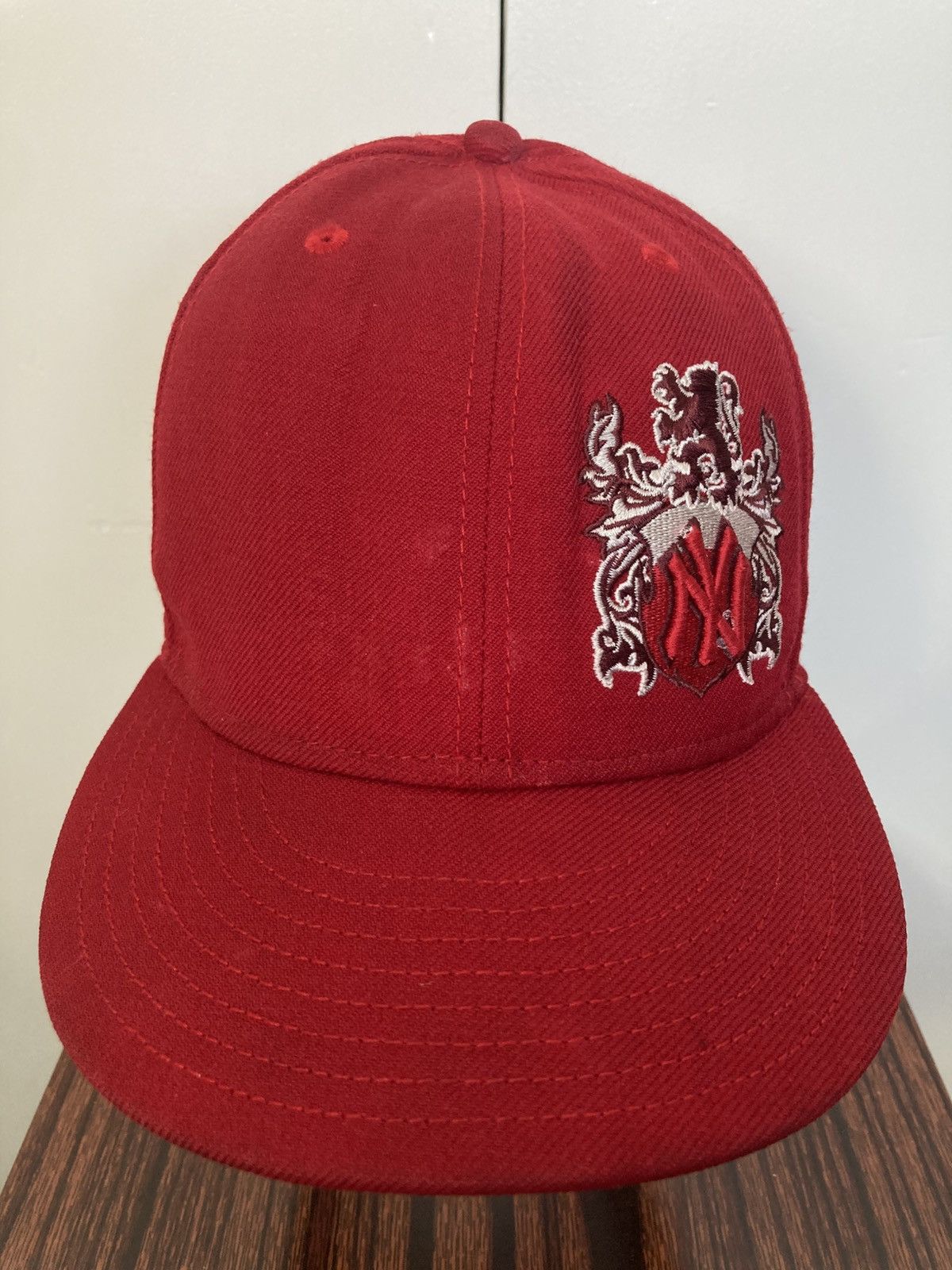 MLB NEW YORK YANKEES NEW ERA 59FIFTY RED HAT BASEBALL CAP FITTED Size ONE SIZE - 3 Thumbnail