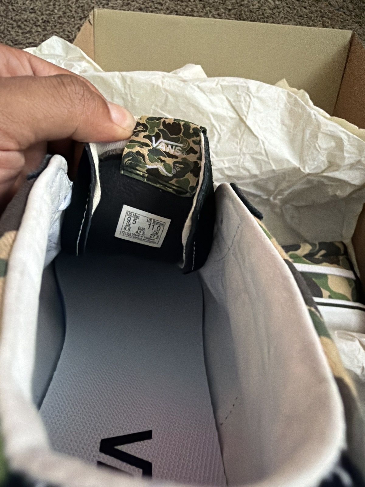 Vans Bape x Vans Size US 10.5 / EU 43-44 - 8 Thumbnail