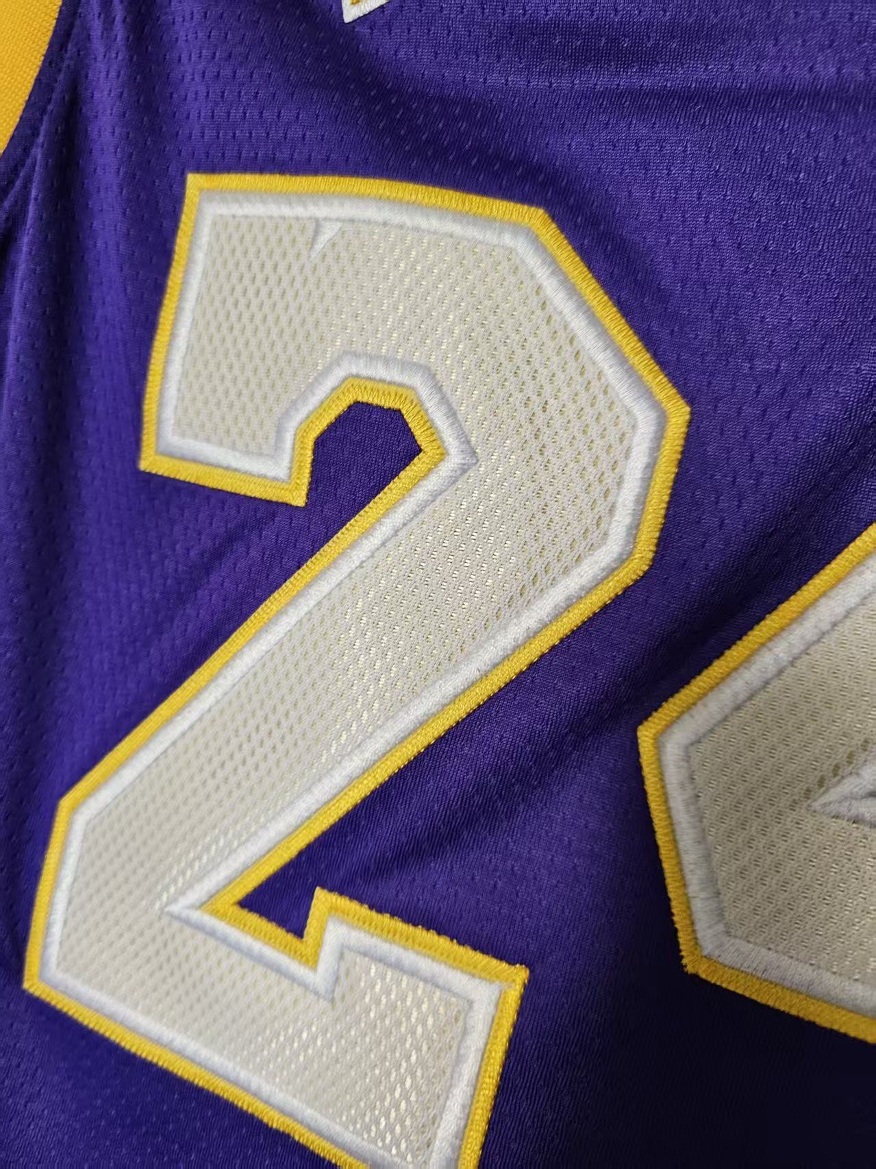 NBA Laker #24 Kobe Bryant Jersey Double Stitched Purple Size US M / EU 48-50 / 2 - 6 Thumbnail