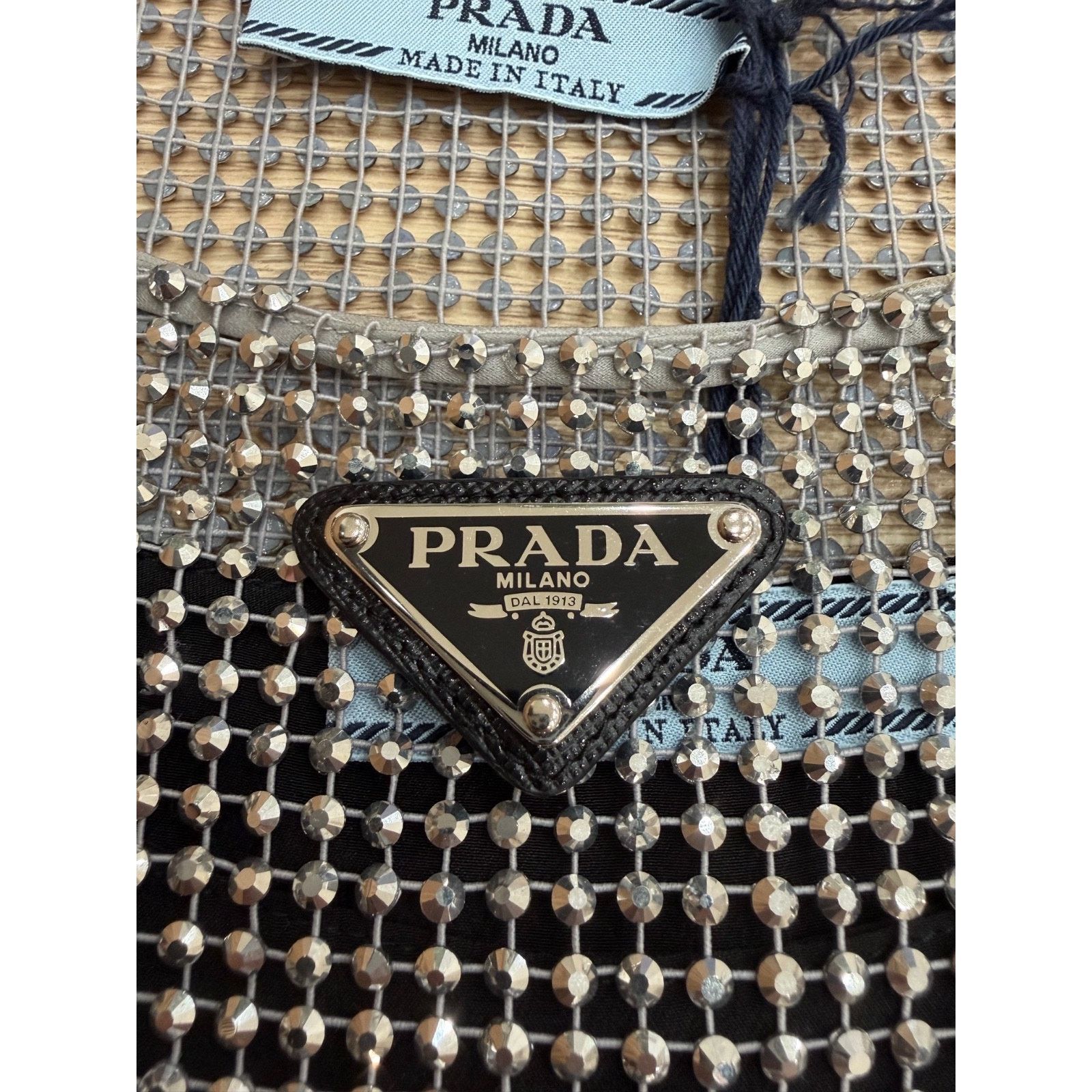 Prada Prada Rhinestone Crystal Strass Logo Vest Top Shirt 36 Size XS / US 0-2 / IT 36-38 - 5 Thumbnail
