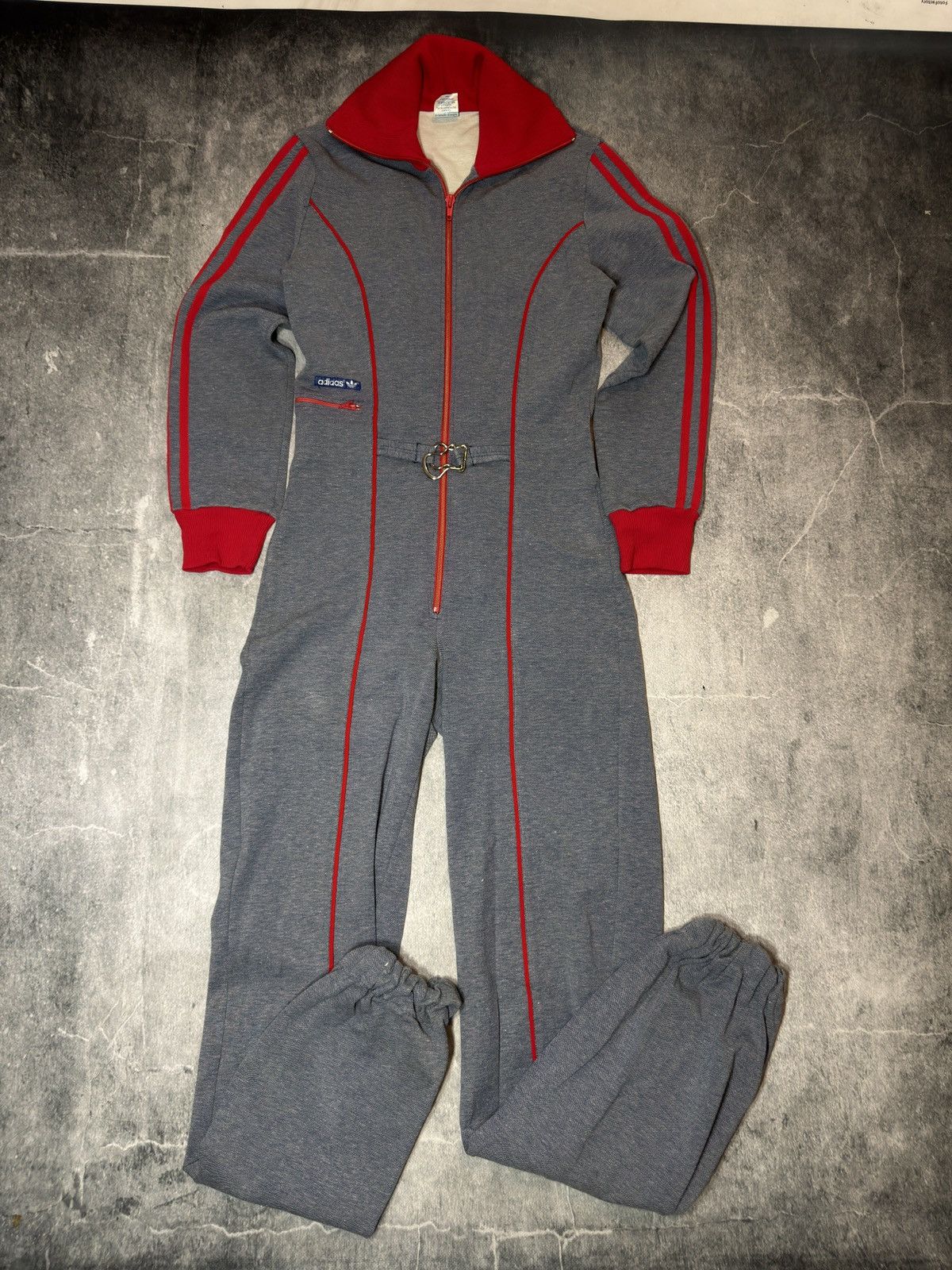 Adidas 70s single-breasted jumpsuit, vintage, rare, 70s, unique Size M / US 6-8 / IT 42-44 - 1 Thumbnail