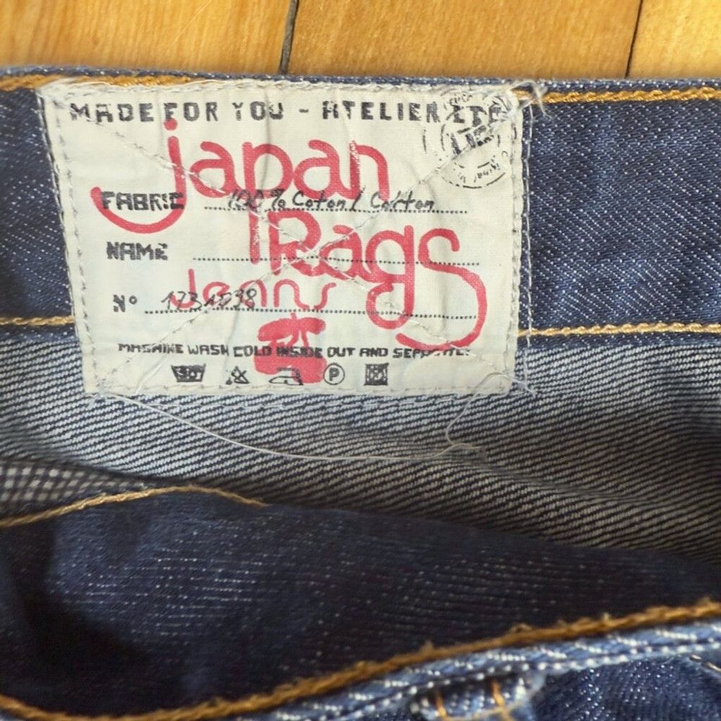 Japan Rags JAPAN RAGS No 17 -611 Slim Straight Leg Denim Size US 28 / EU 44 - 3 Thumbnail