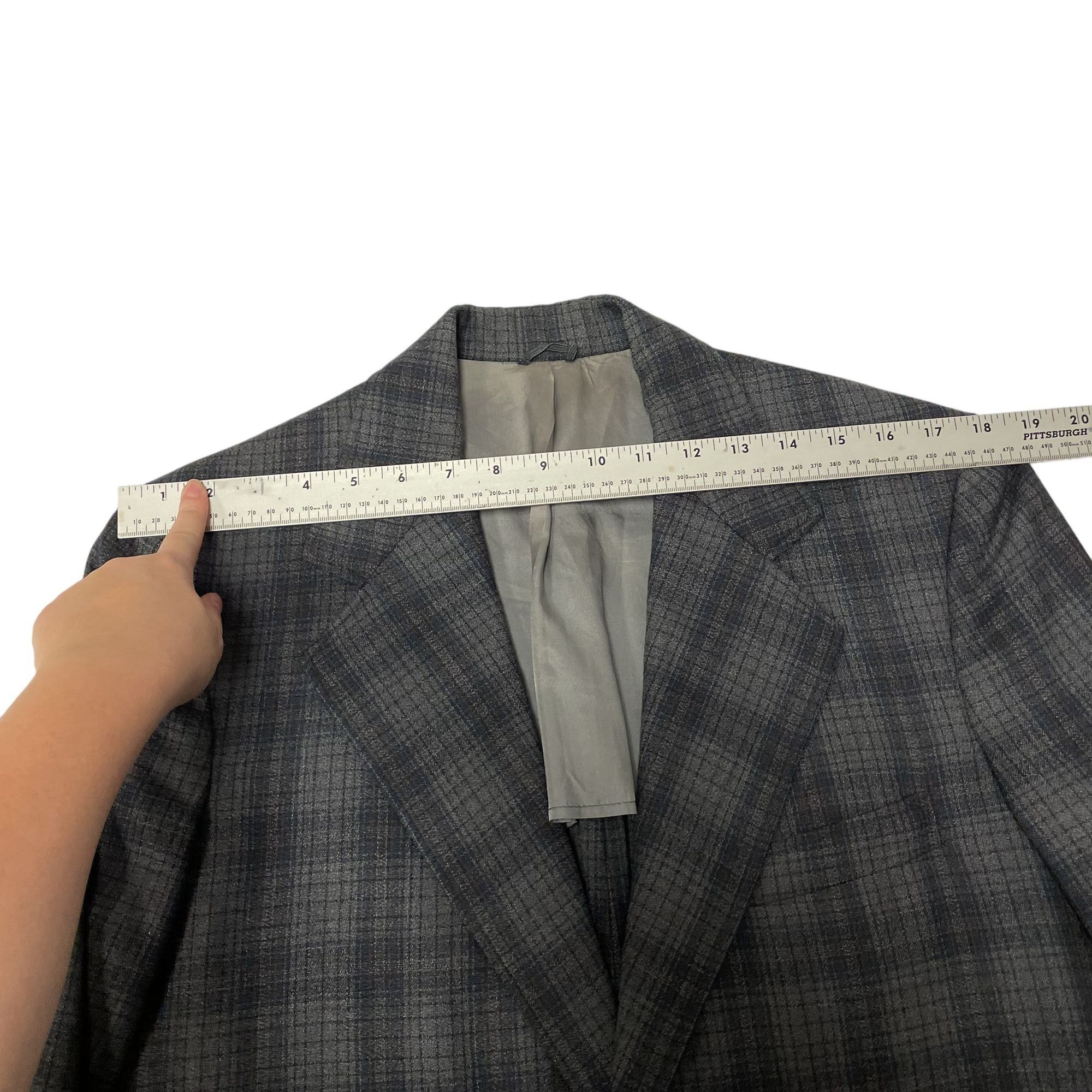 Other Vtg Hamilton House Gray Plaid Sport Coat MOD Disco Jacket Size 40R - 9 Thumbnail