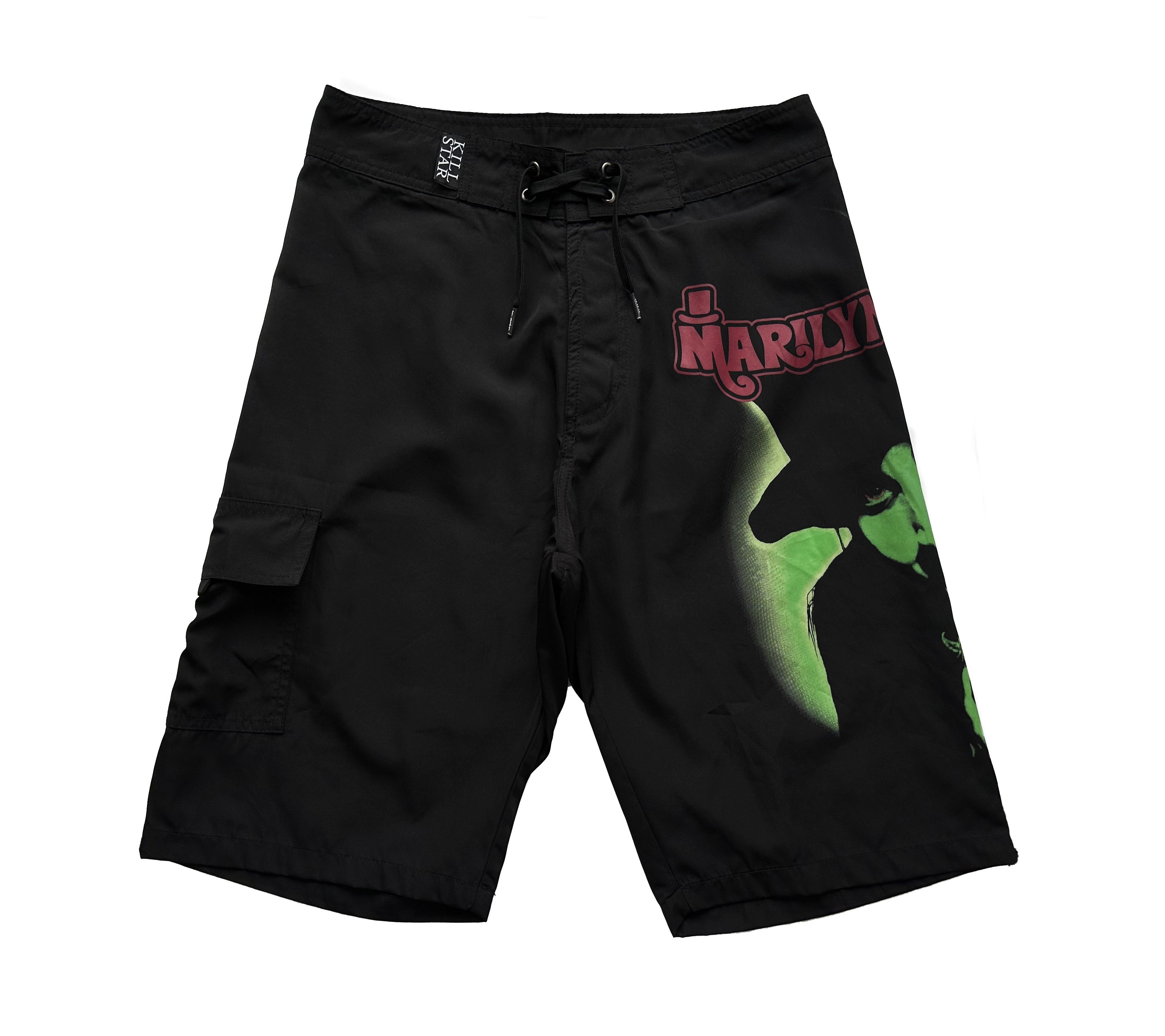 Killstar × Marilyn Manson Killstar x Marilyn Manson black beach shorts Size US 29 - 2 Thumbnail