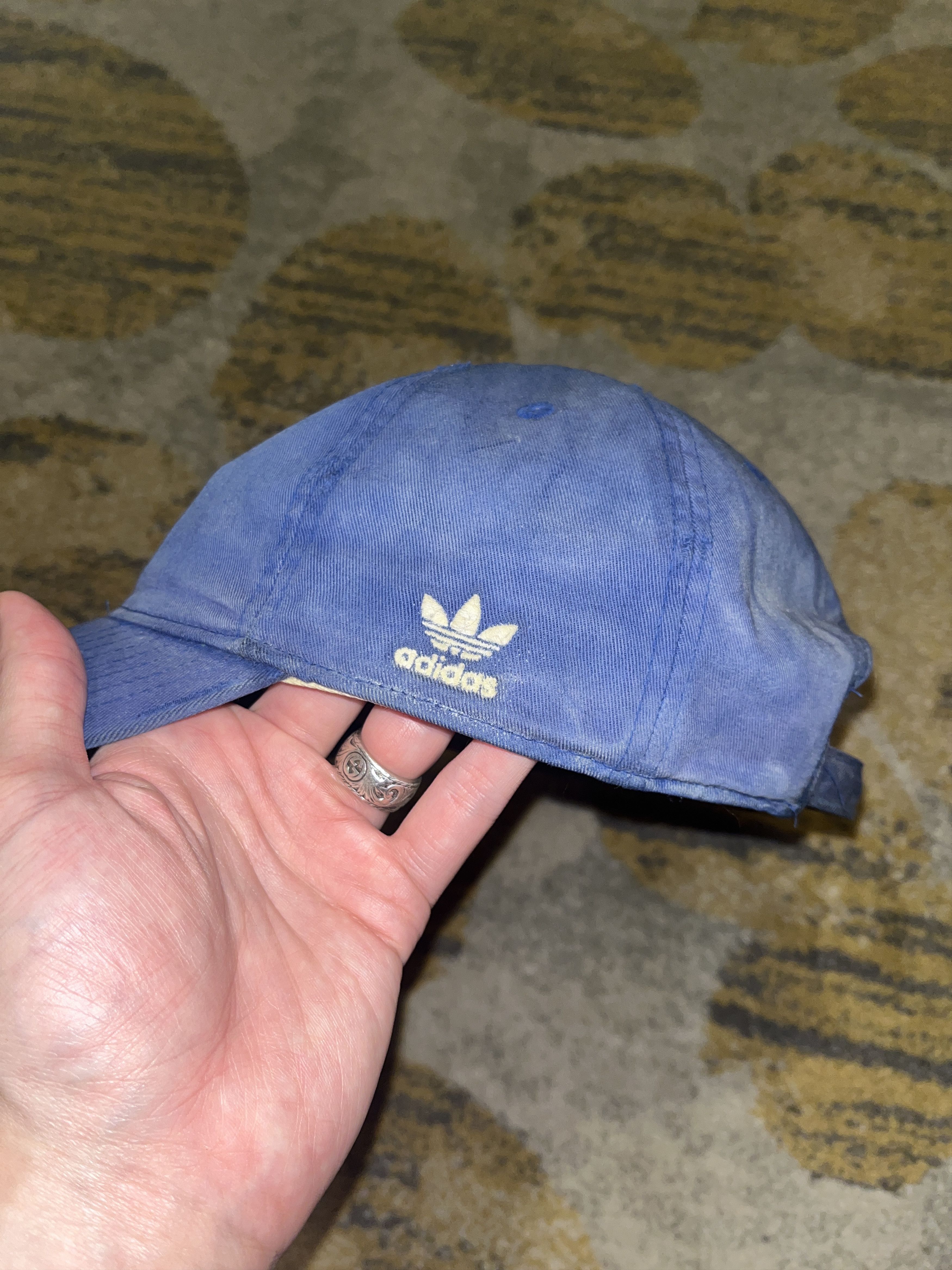 Adidas Vintage Blue Detroit Pistons Hat Adidas Hardwood Classics Size ONE SIZE - 2 Thumbnail
