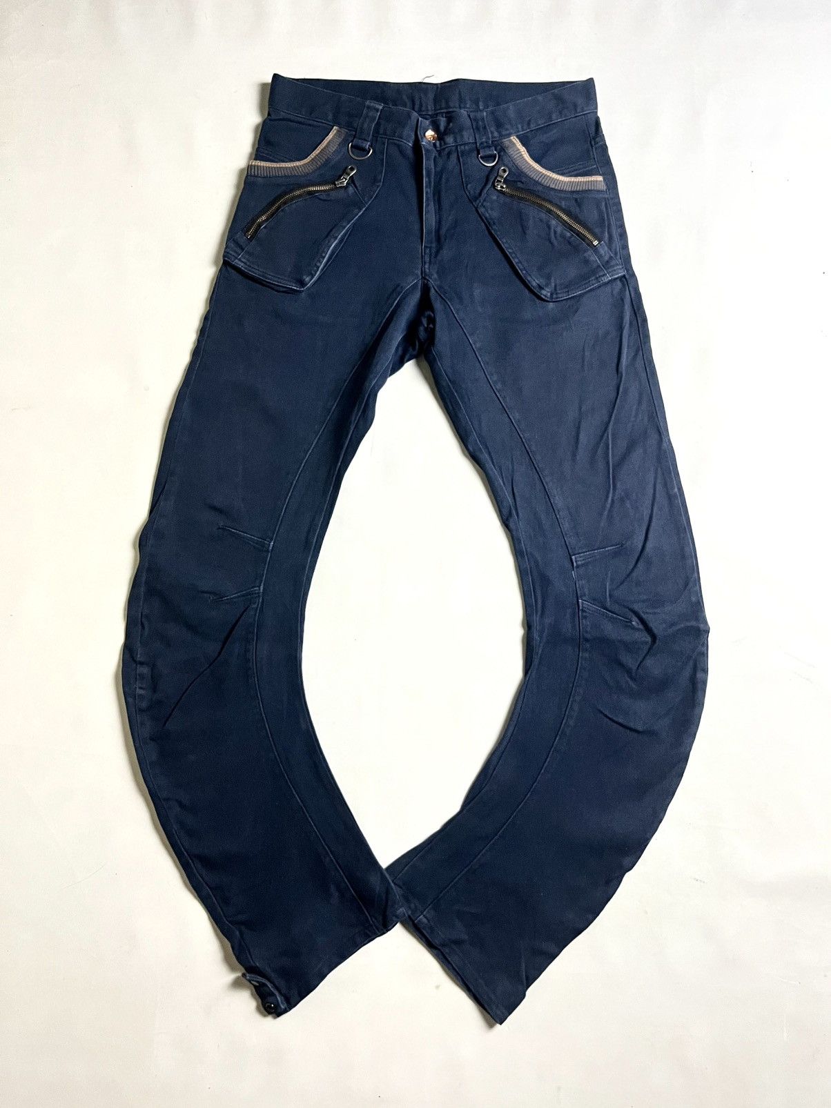 Helmut Lang 2000’s PPFM Banana Pant Unique style Size US 30 / EU 46 - 1 Thumbnail
