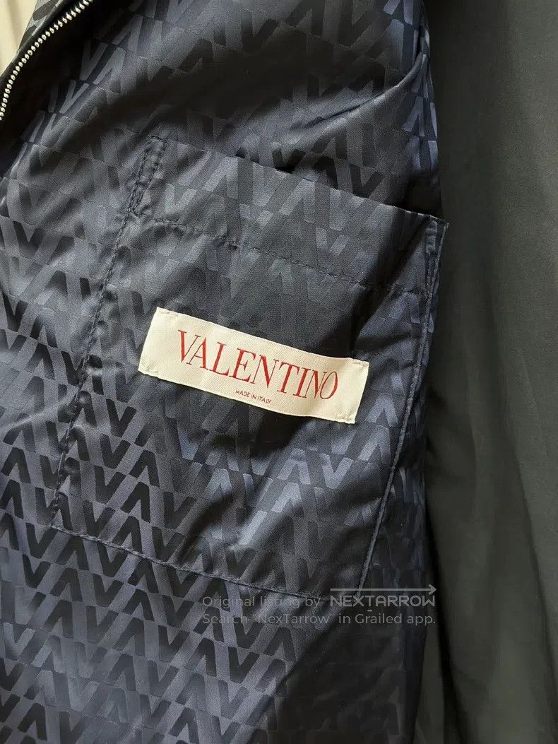 Valentino Valentino Blue casual hooded jacket Size L / US 10 / IT 46 - 7 Thumbnail
